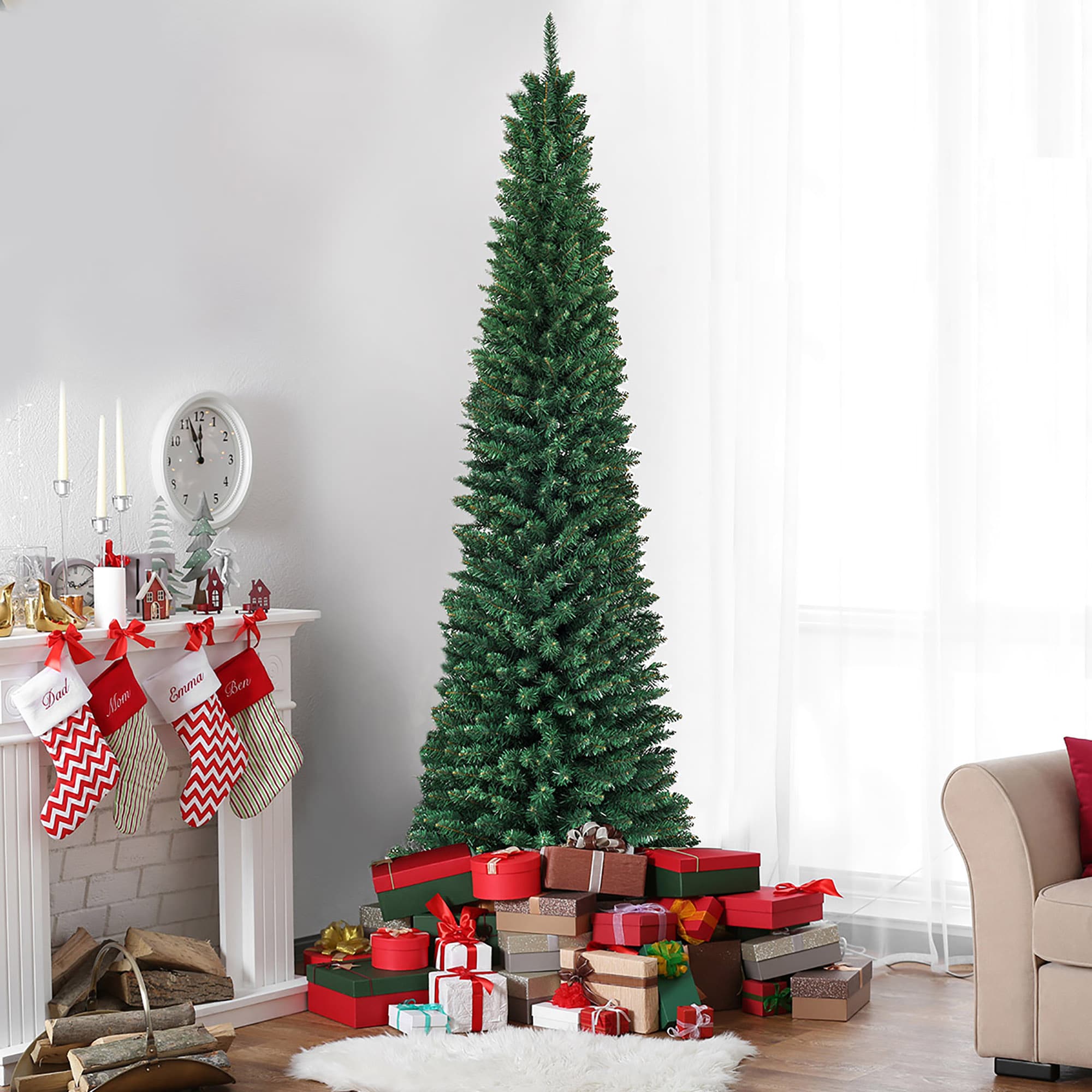 Costway CM20655 Artificial-Christmas-Trees - View #4