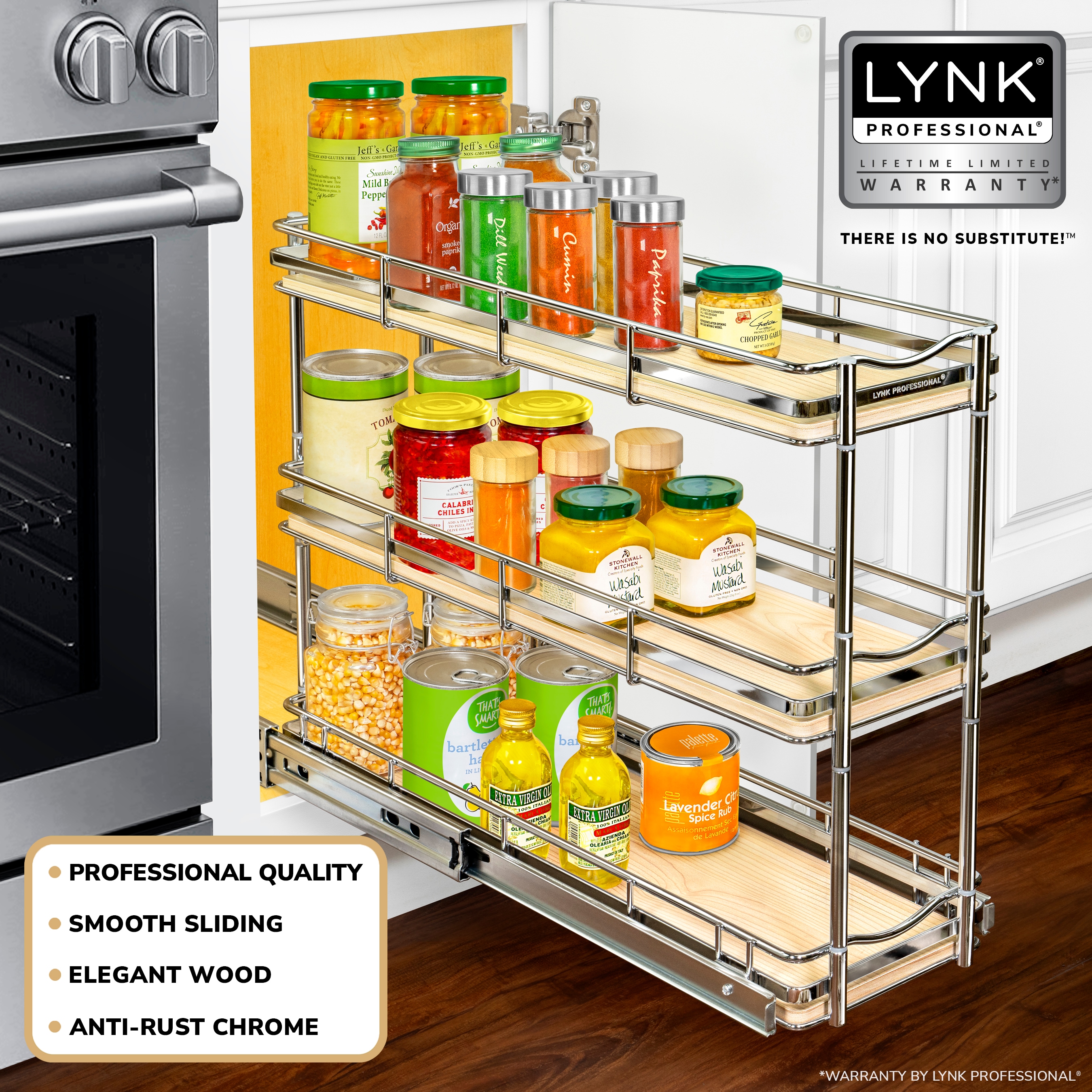 Lynk Professional 433623DS Pull-Out-Cabinet-Baskets - View #2