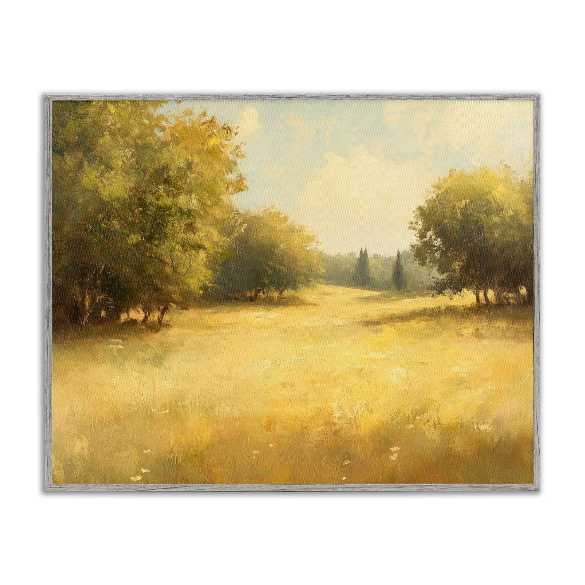Stupell Industries BT-798-GFF-24X30 Calming Countryside Nature Framed Giclee design by Petal Prints Design