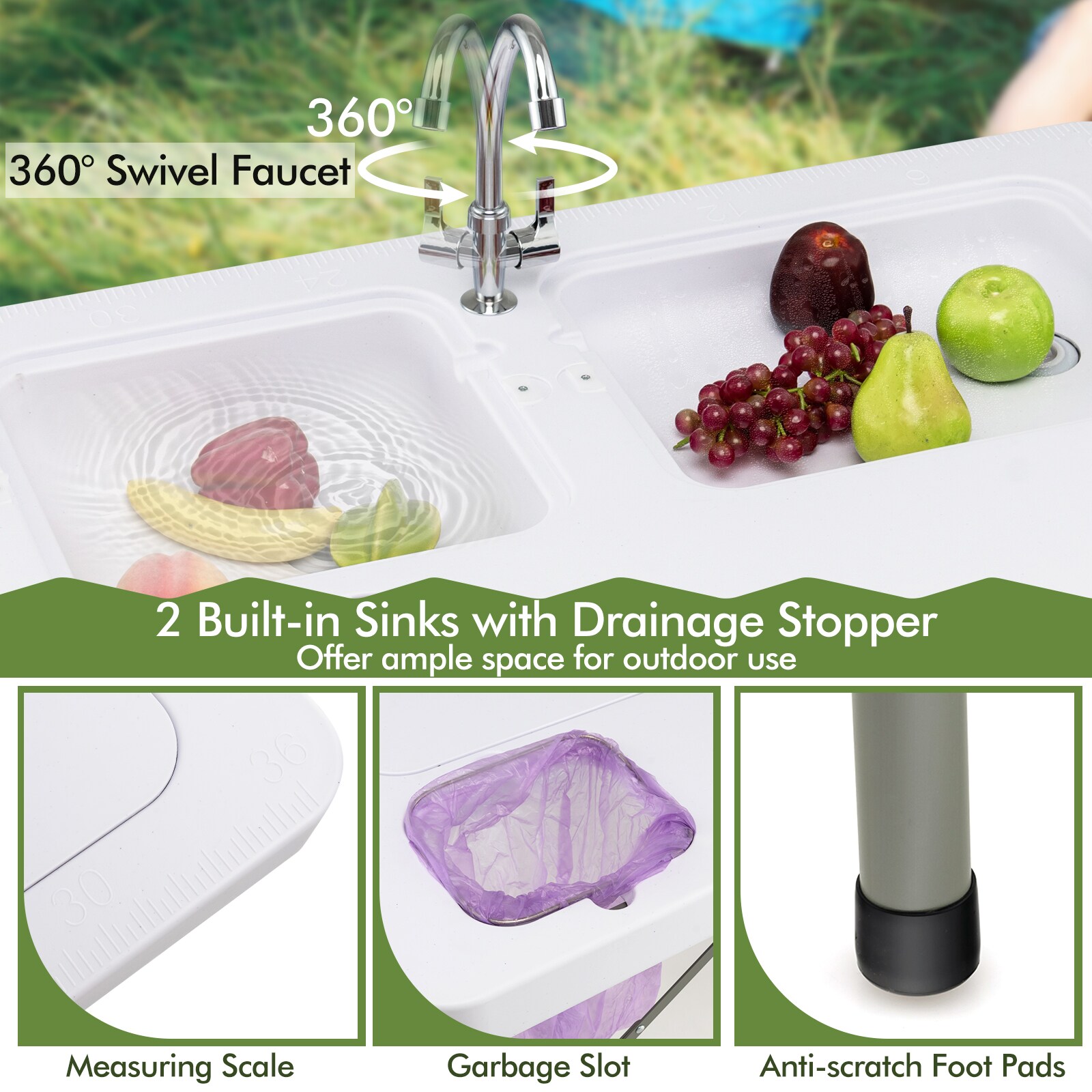Slickblue D-CO-HW83701PN Portable-Sinks - View #6