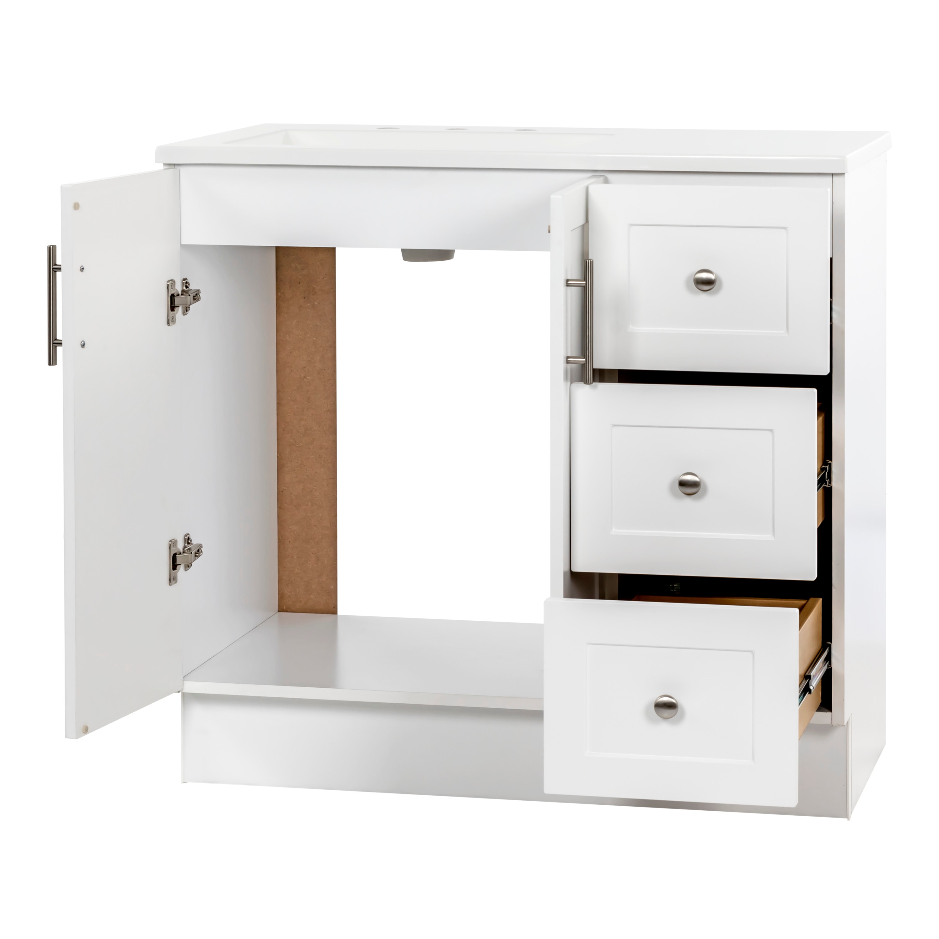 Project Source DV36P2-WH Bath-Vanity-Combo - View #2