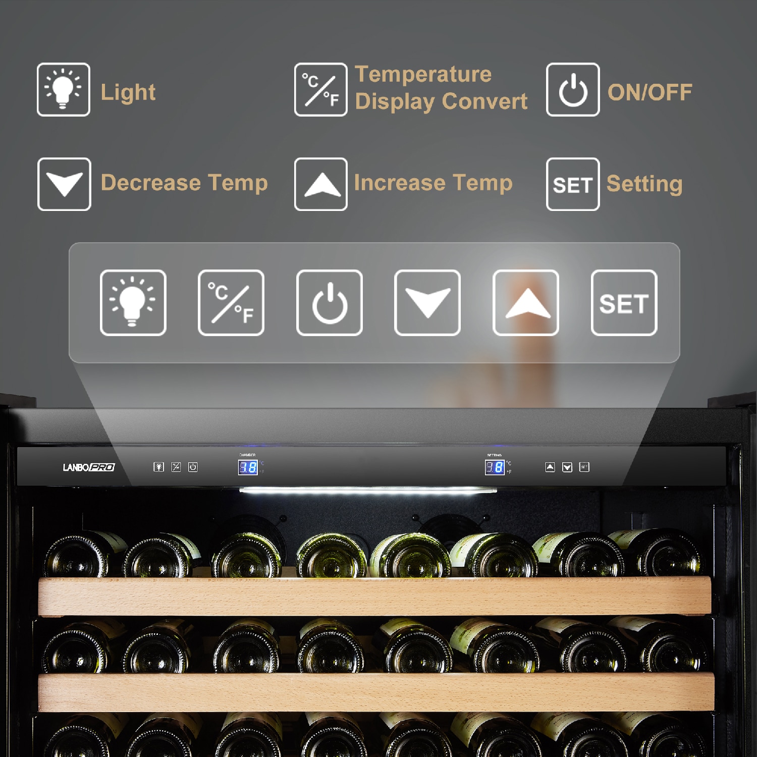 LANBOPRO LP328S Wine-Chillers - View #3