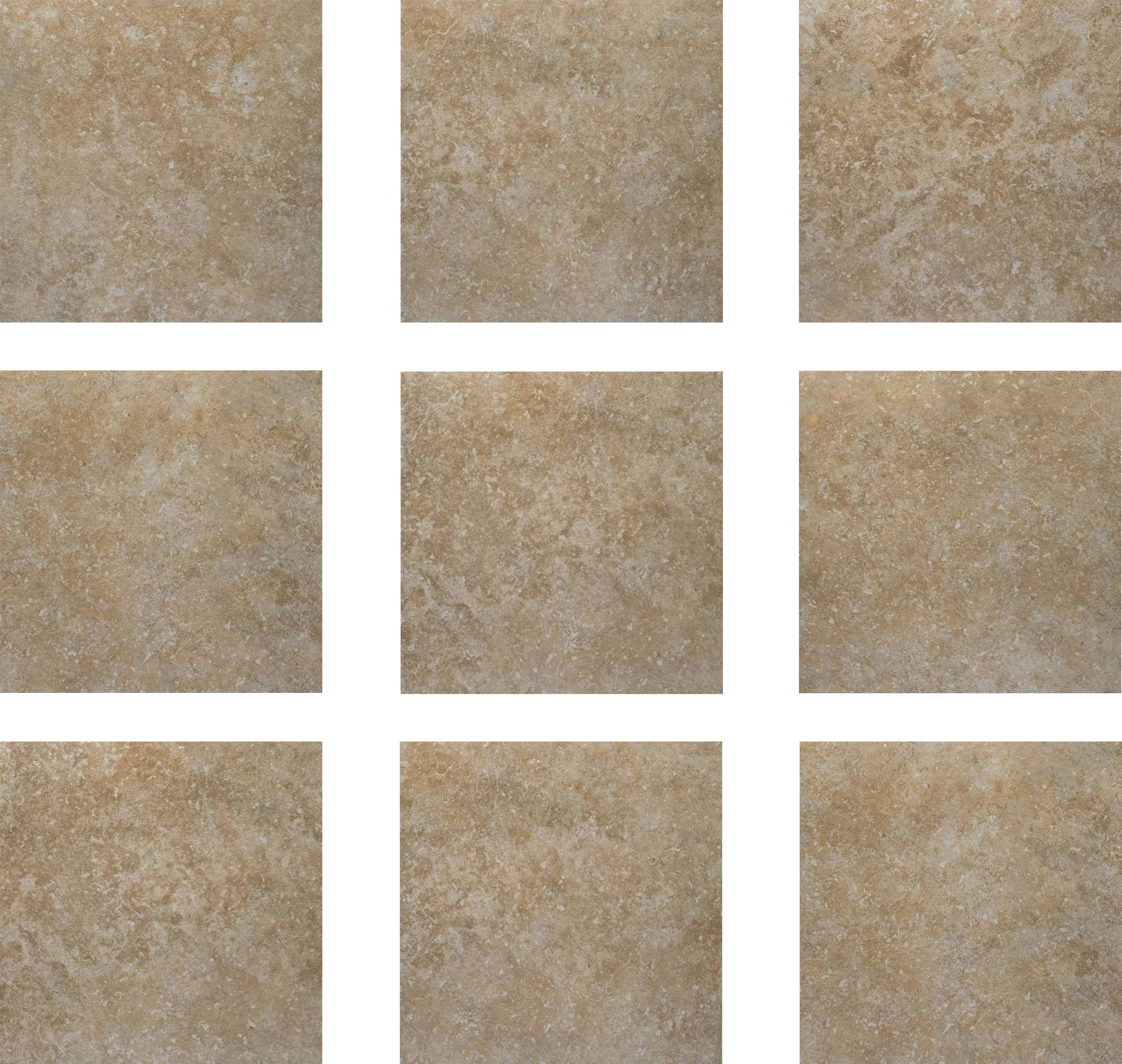 Roma 13" x 13" Beige Glazed Porcelain Floor and Wall Tile