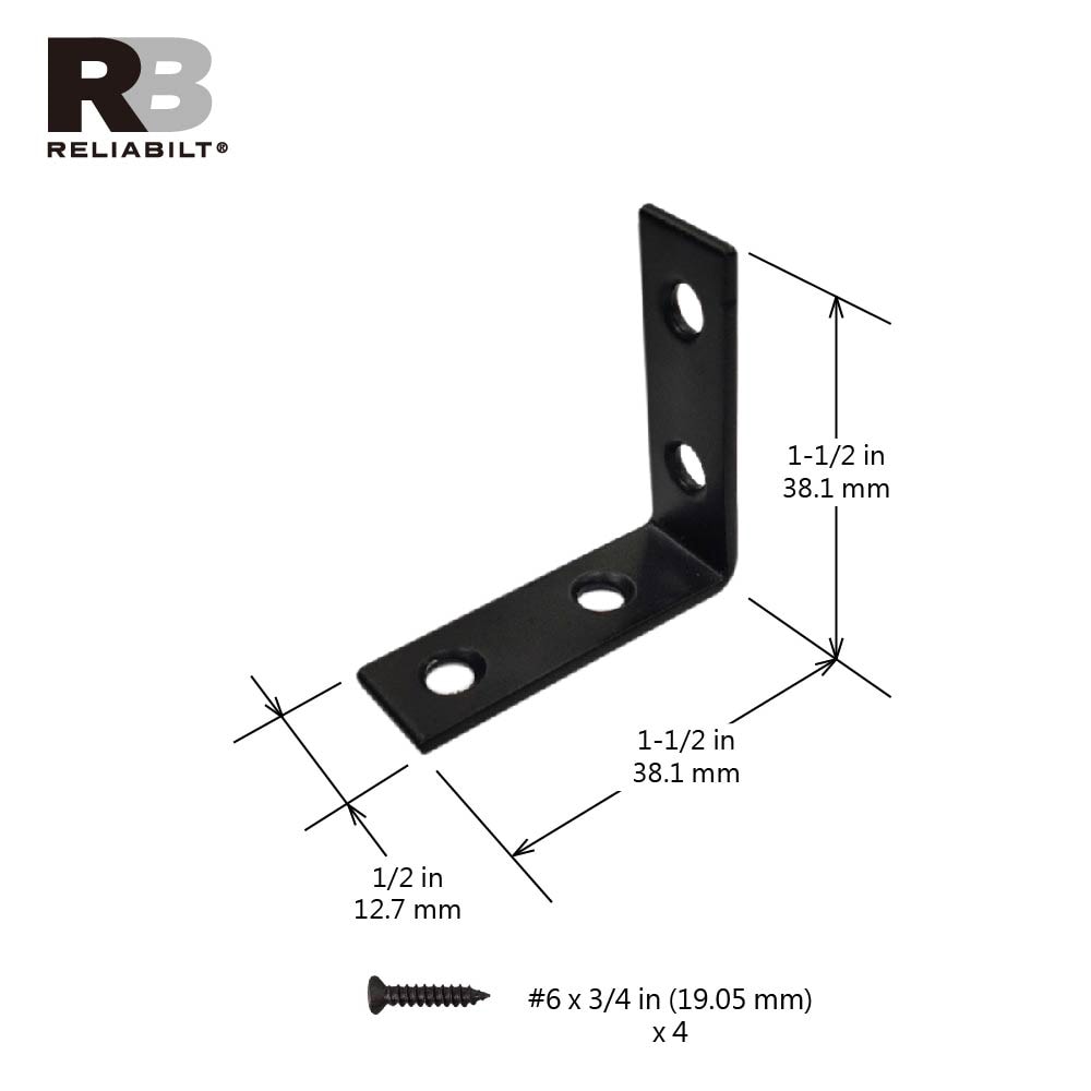 RELIABILT 22501PKXLG Mending-Plates-Brackets-Braces - View #3