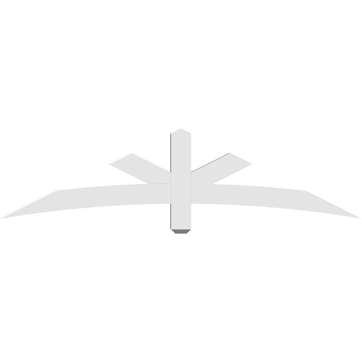 Ekena Millwork GBP072X18X0404ALB00 Exterior-Brackets-Braces - View #4