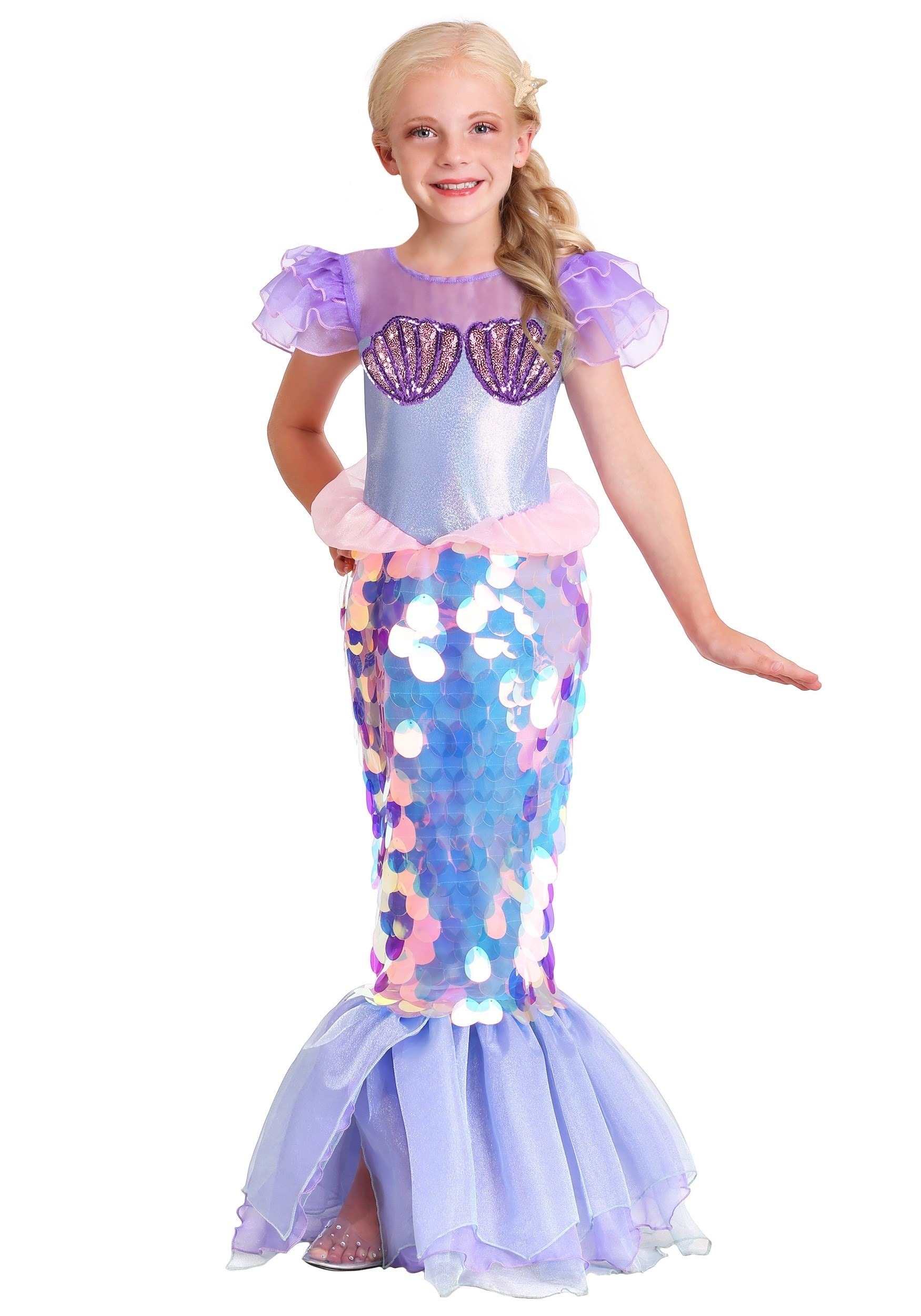 HalloweenCostumes.com FUN0491CH-M FUN Costumes Sparkling Mermaid Costume Exclusive Made By Us Medium