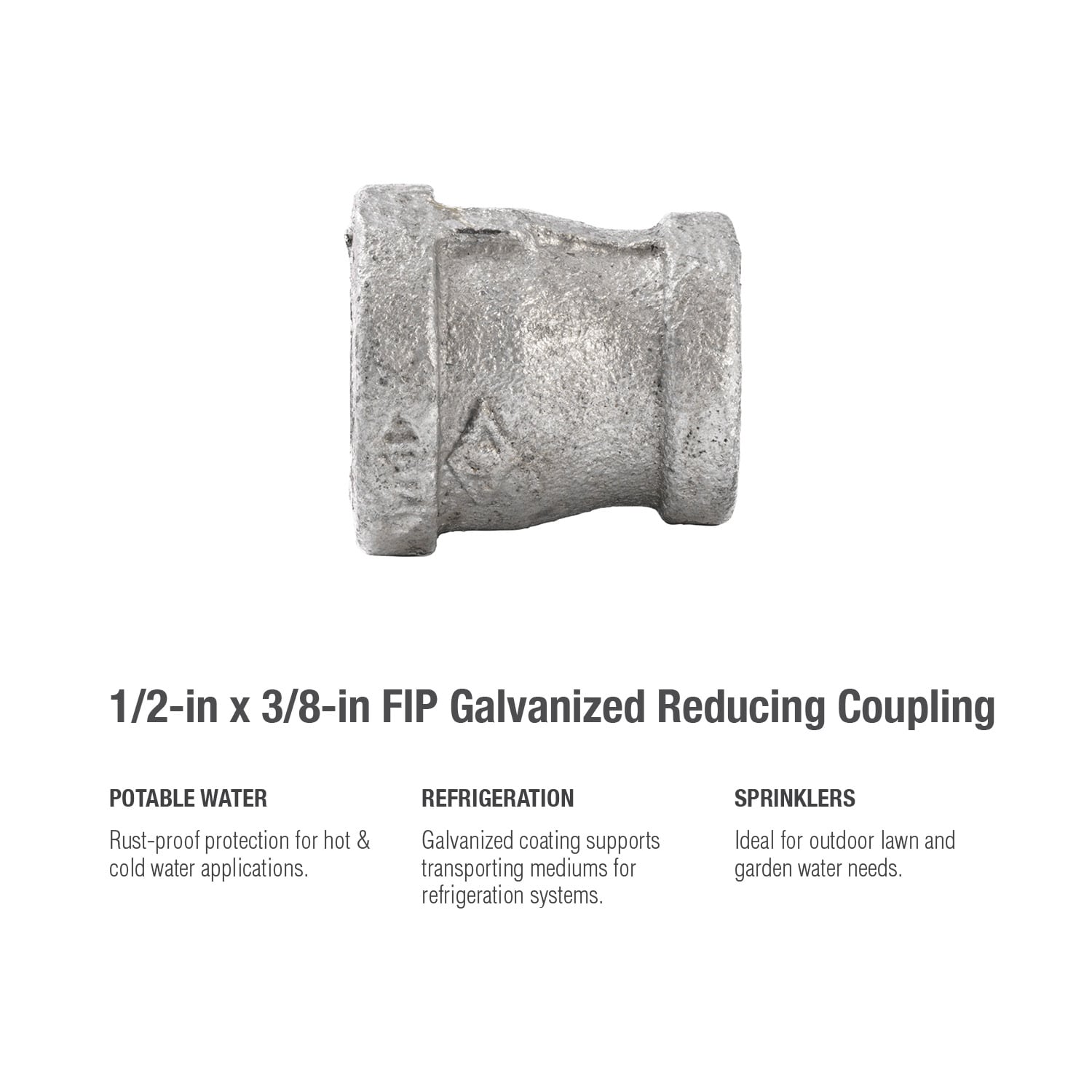 RELIABILT 61305 Galvanized-Fittings - View #5