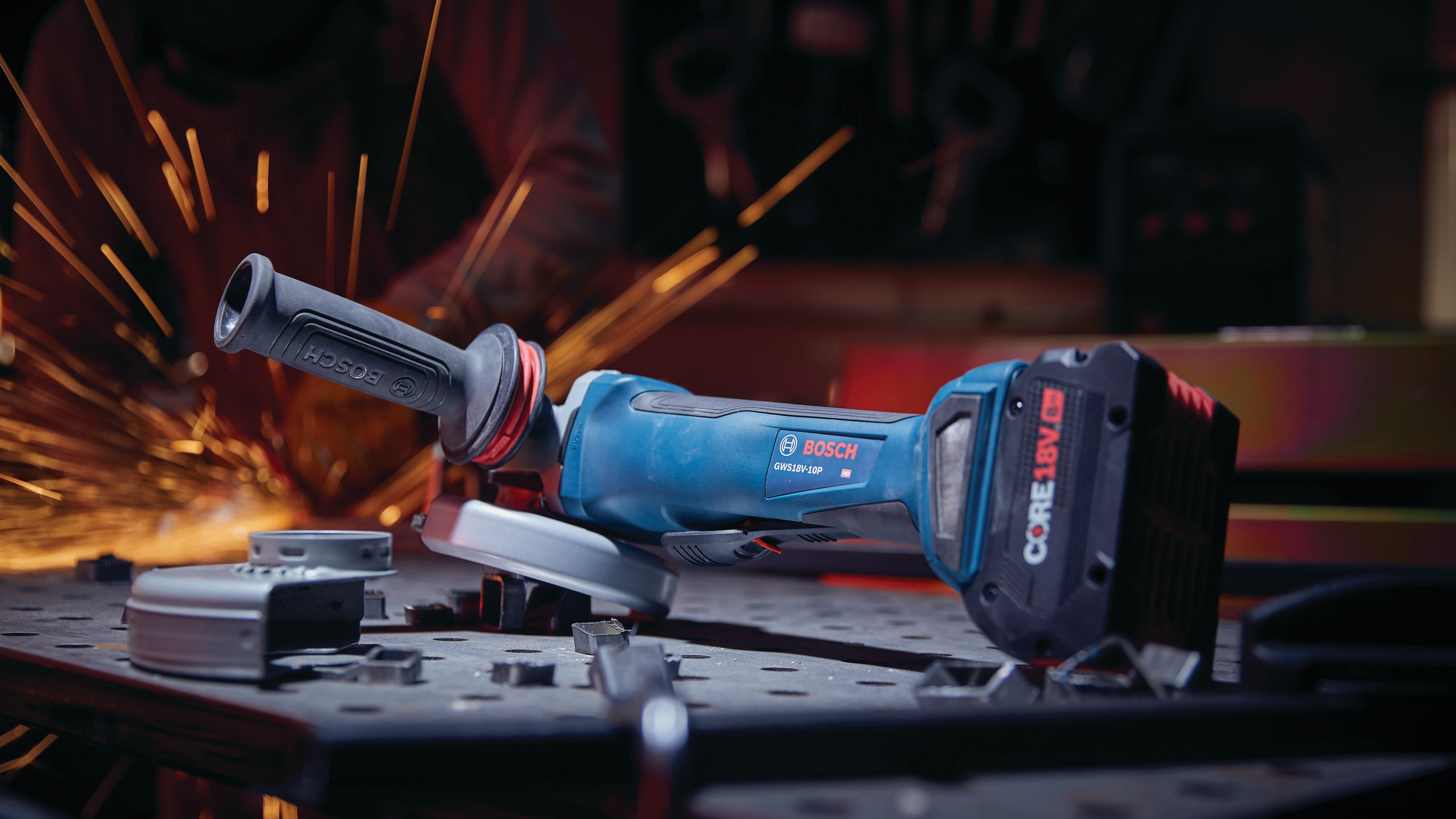 Bosch 5in 18volt 8 Amps Paddle Switch Brushless Cordless Angle