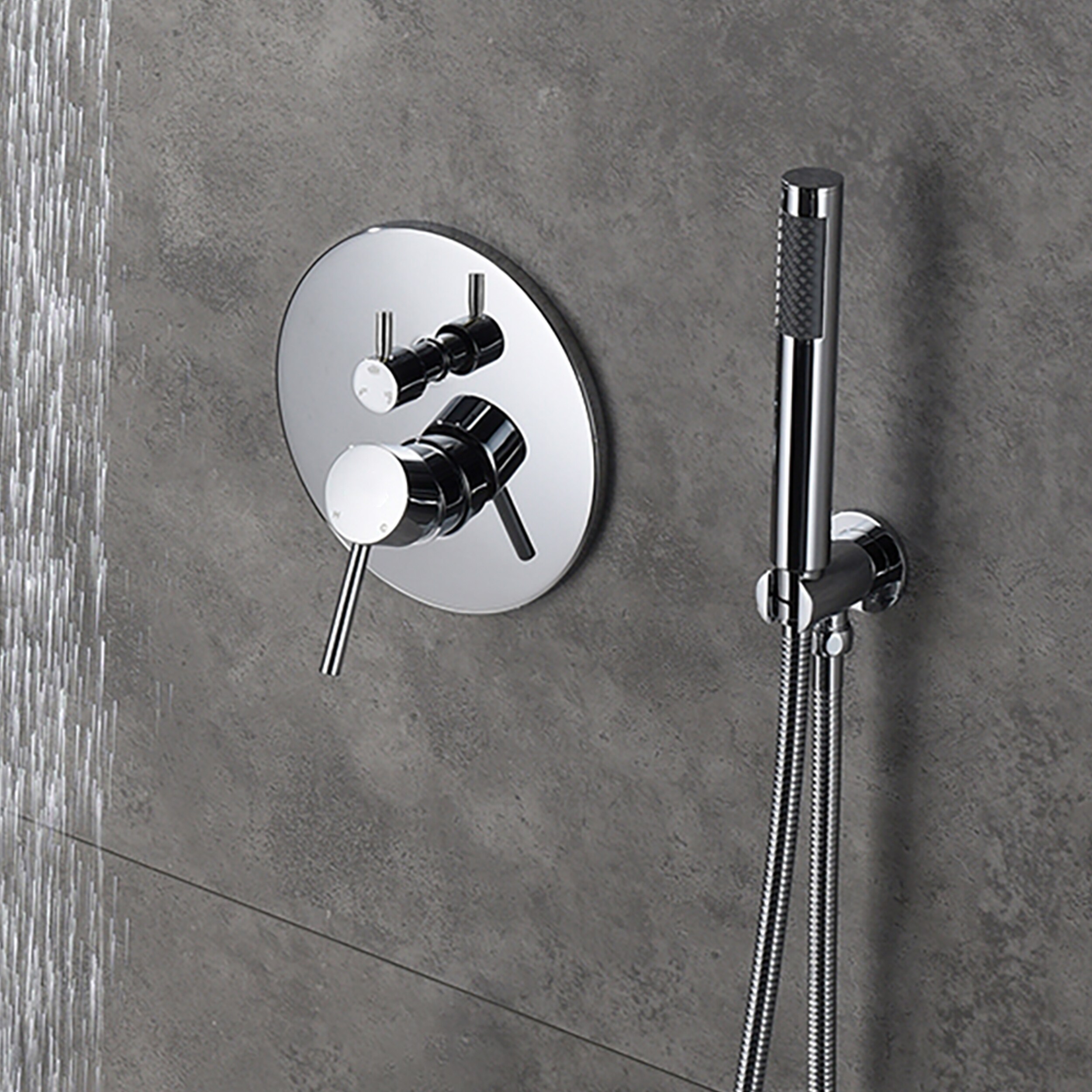 Clihome CH-6610-CI Showerhead-Bar-Panels - View #5
