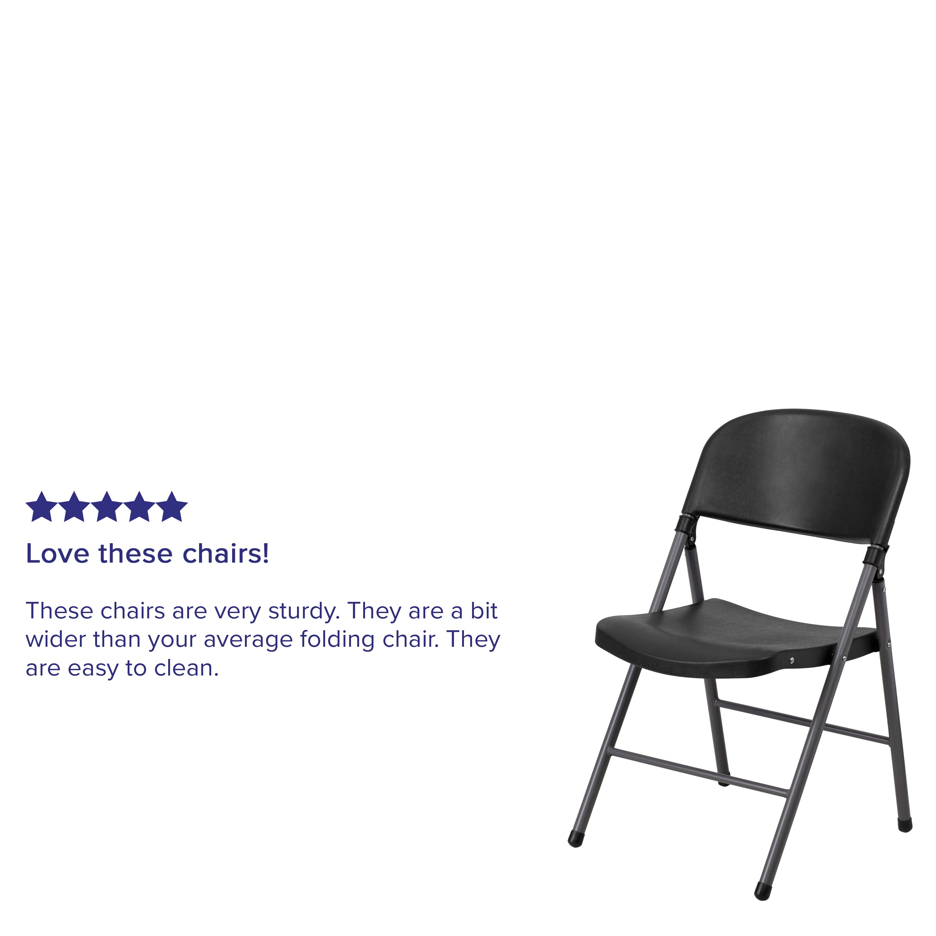 Target black folding online chairs