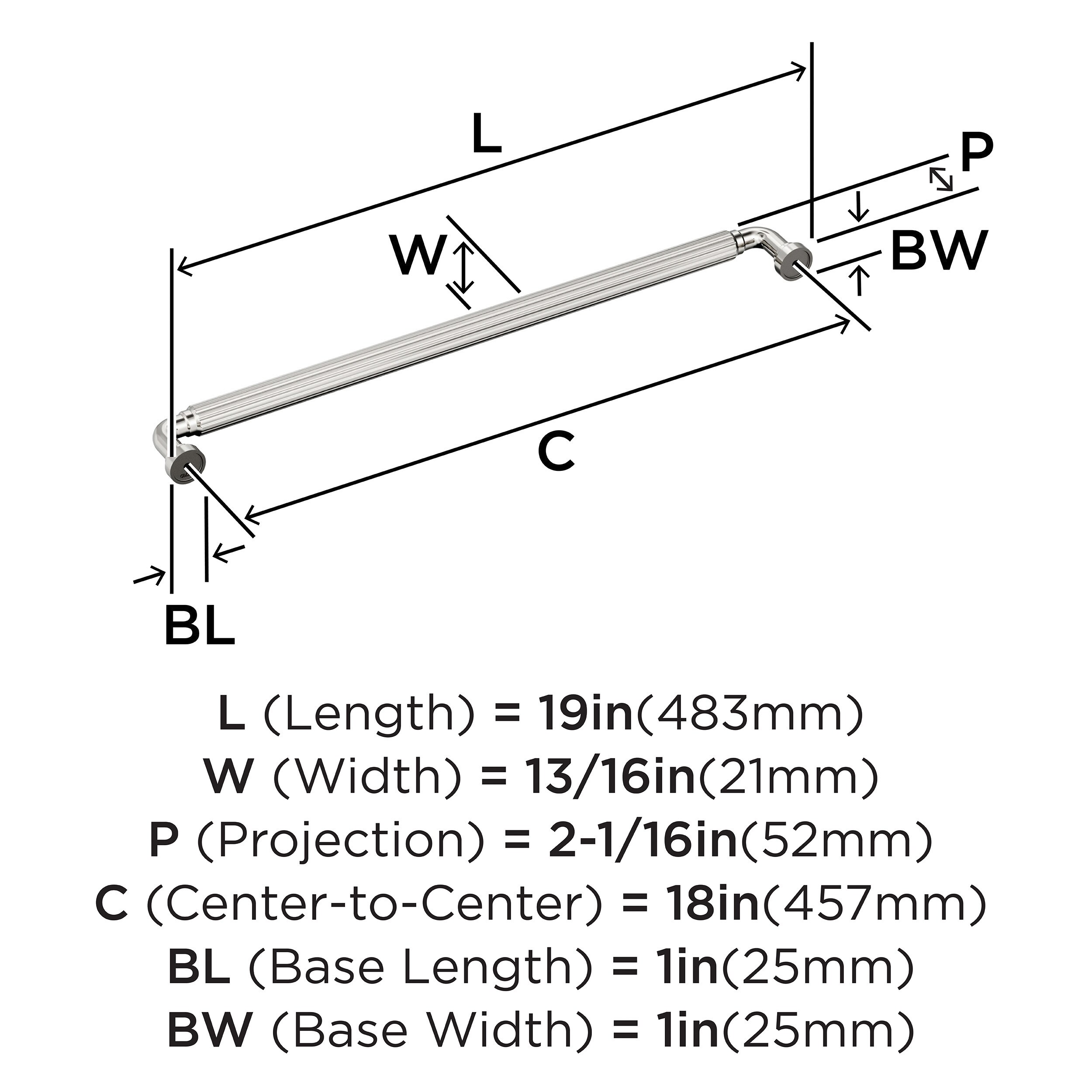 Amerock BP37710PN Cabinet-Pulls - View #4