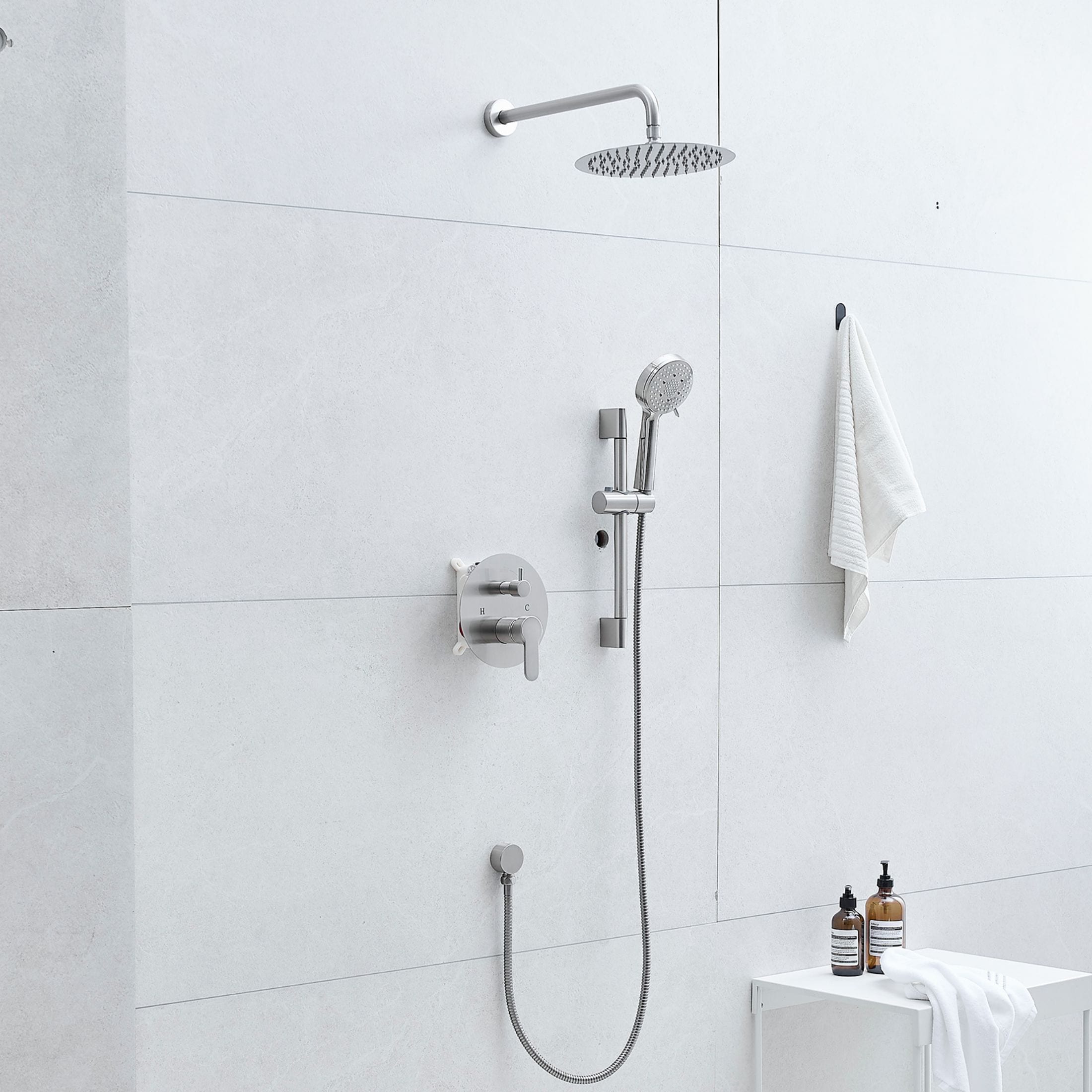 WELLFOR QJ-HS-28555N-10 Showerhead-Bar-Panels - View #2