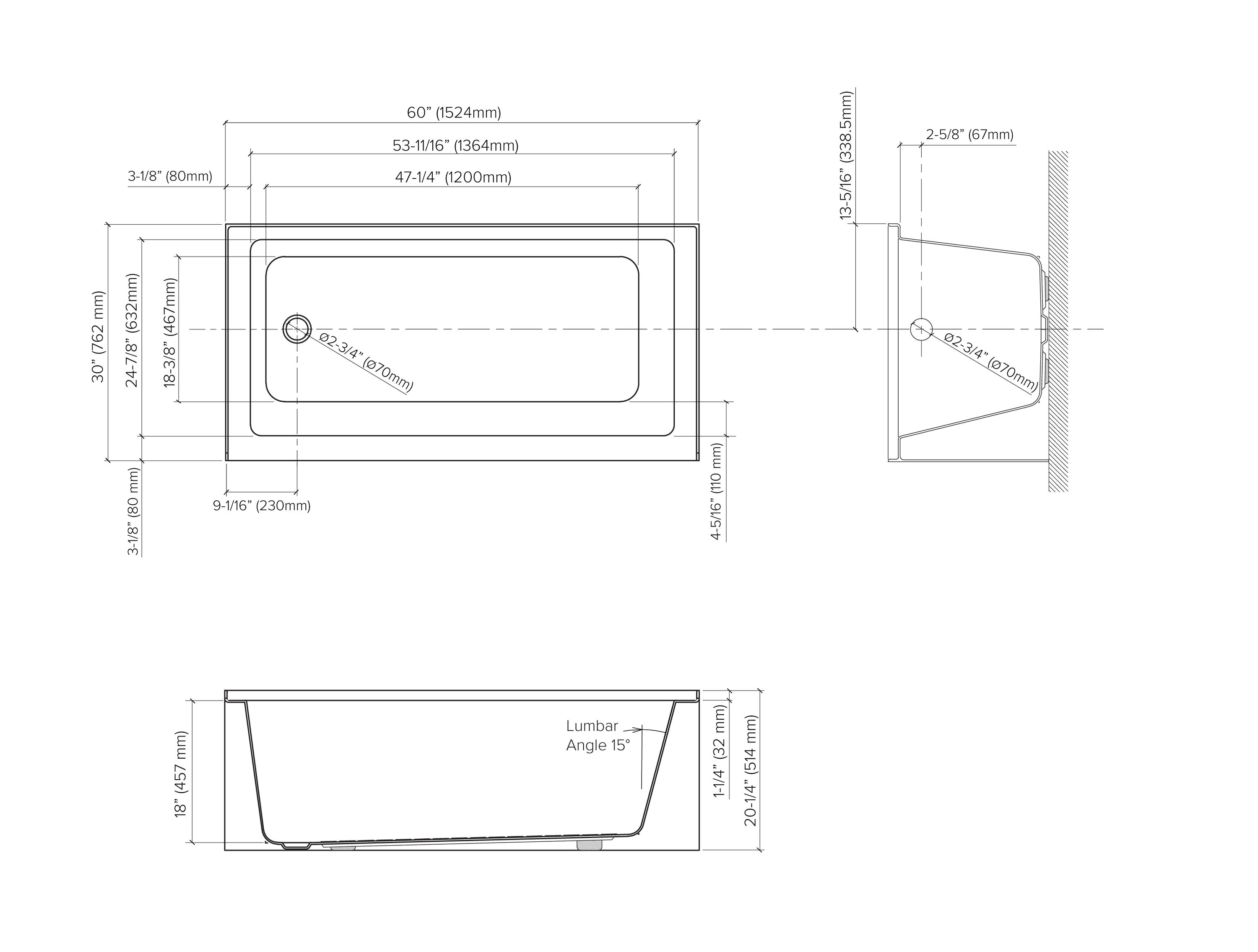 Transolid UATTR603020-R bathtubs - View #6