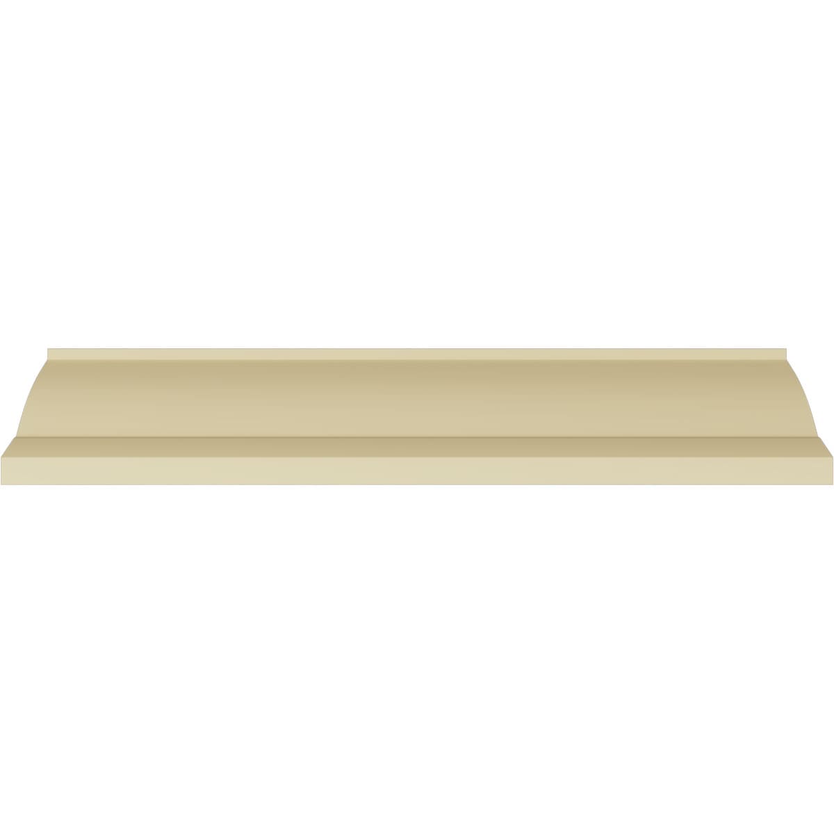 White Polyurethane Legacy Crown Moulding 94.5 inches
