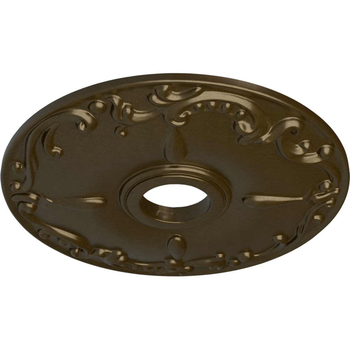 Ekena Millwork CM18KEBRS Ceiling-Medallions - View #2