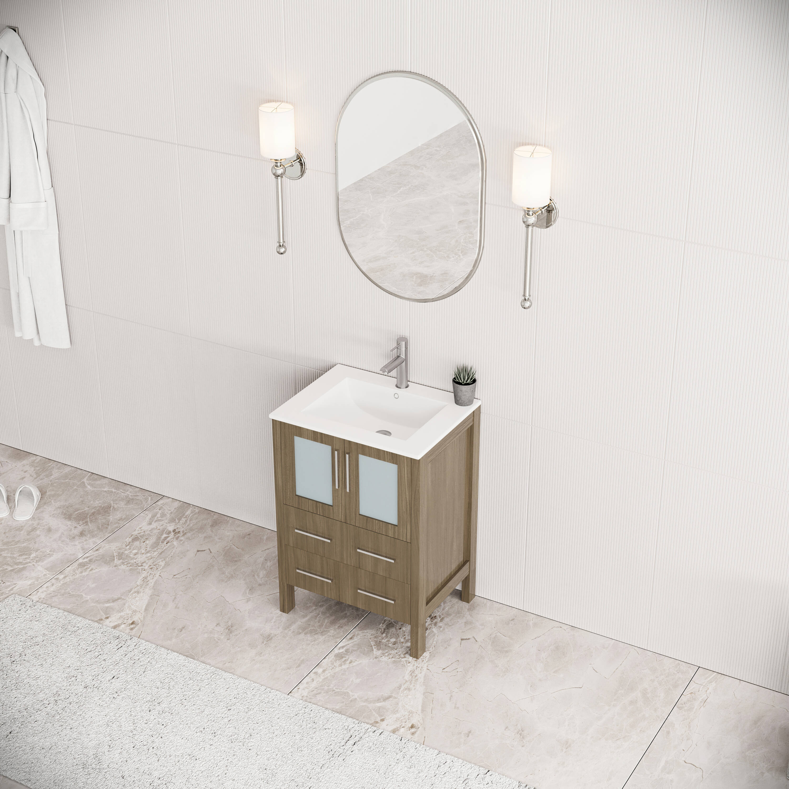 Fresca FCB6224GO-I Bath-Vanity-Combo - View #4