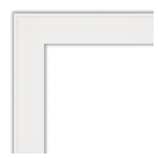 Amanti Art Vanity White Frame 19.38-in x 23.38-in Matte White Bathroom ...