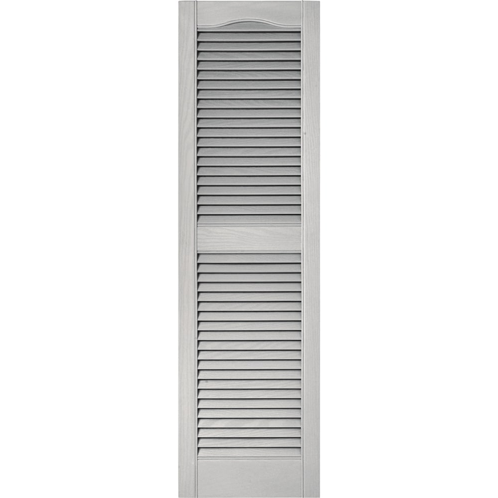 Vantage V1711452030 14.688-in W x 52.25-in H Paintable Paintable Louvered Exterior Shutters ( 1.0 -Pack )