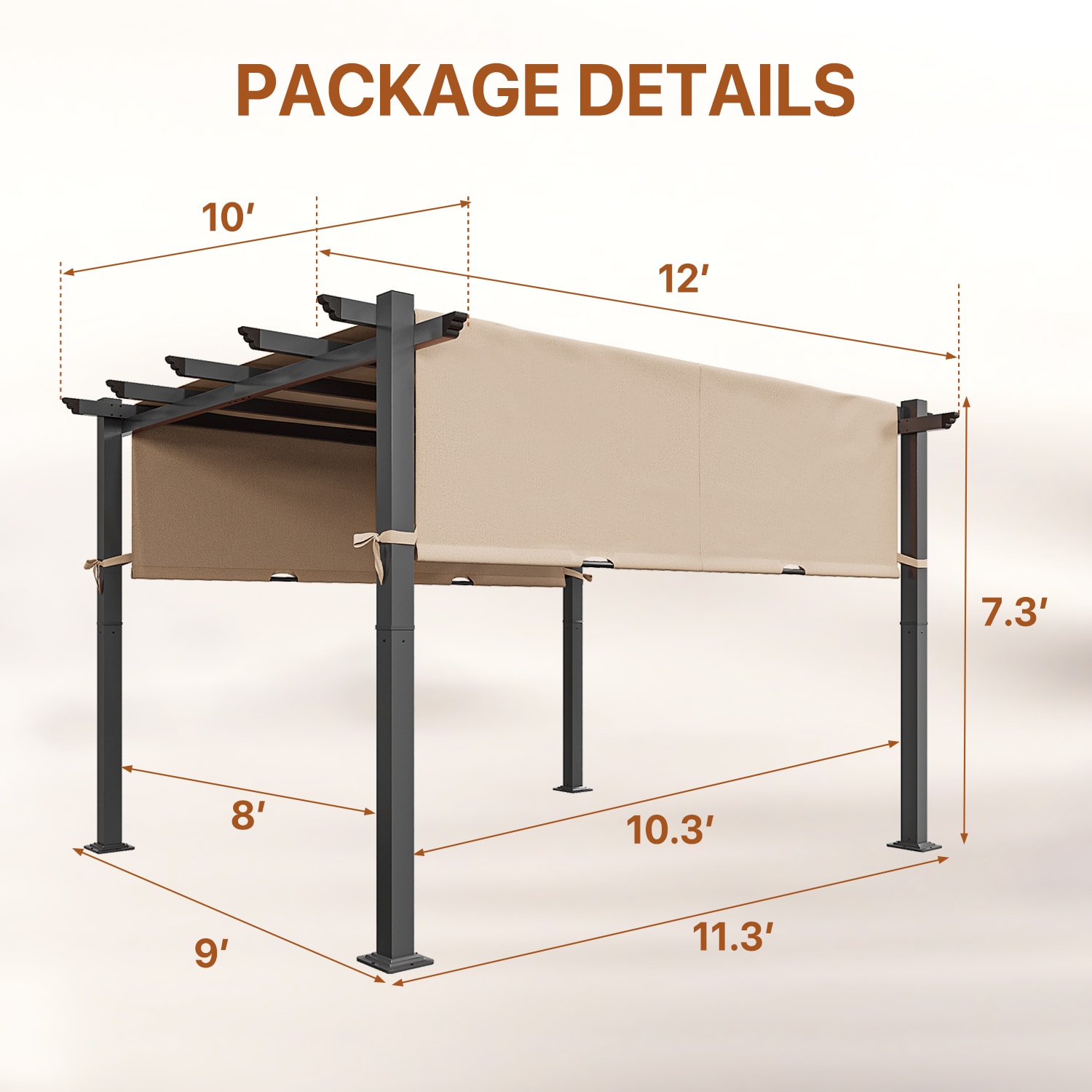 AOXUN PA401BR02-LS Pergolas-2 - View #5