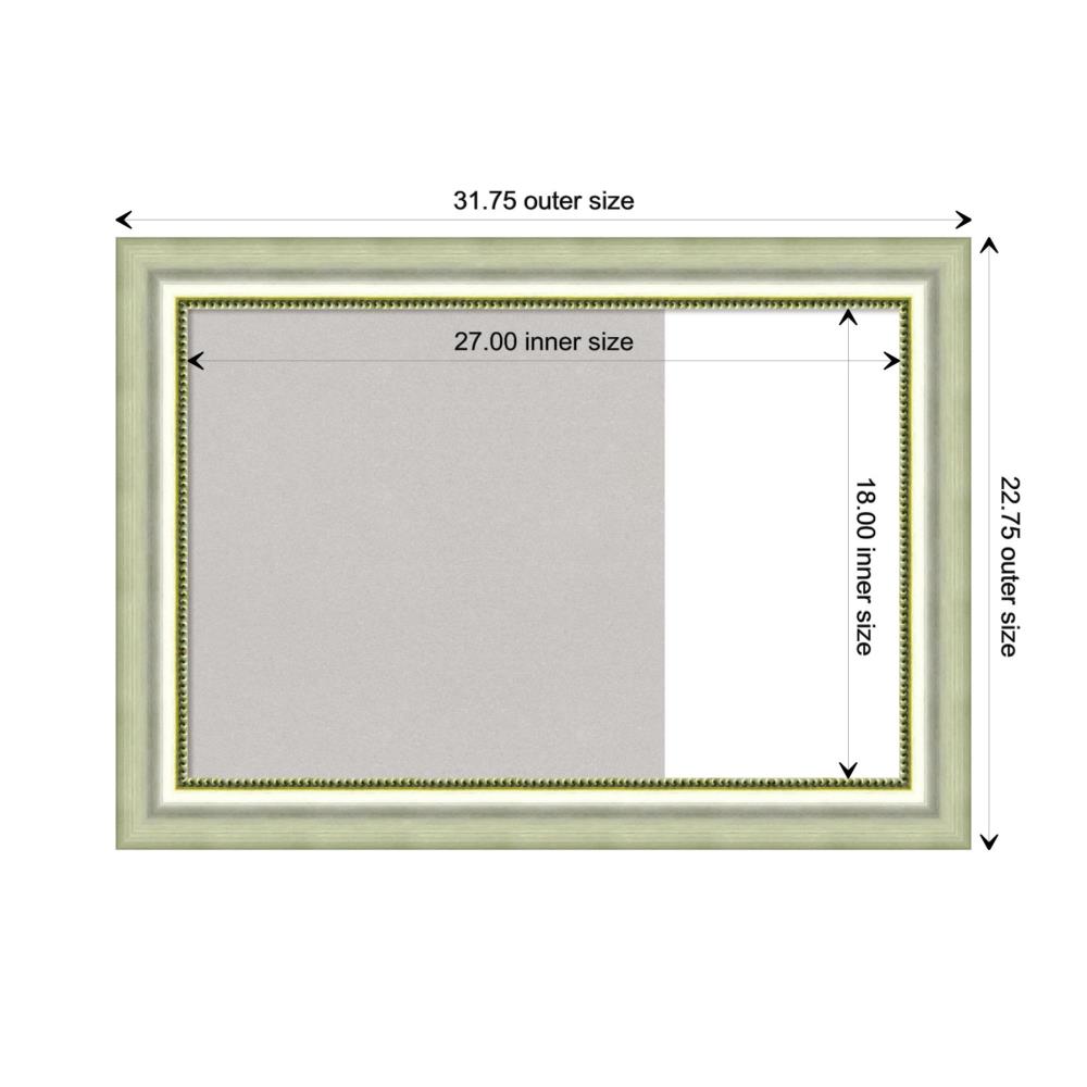 Amanti Art Vegas Silver Frame Collection 31.75-in W x 22.75-in H ...