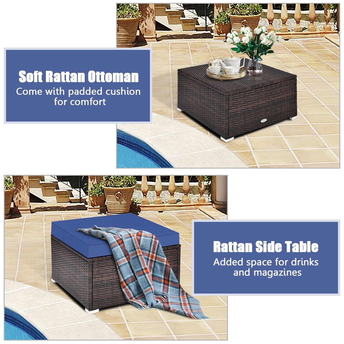 Forclover HYFE-66750ANY Patio-Conversation-Sets - View #8