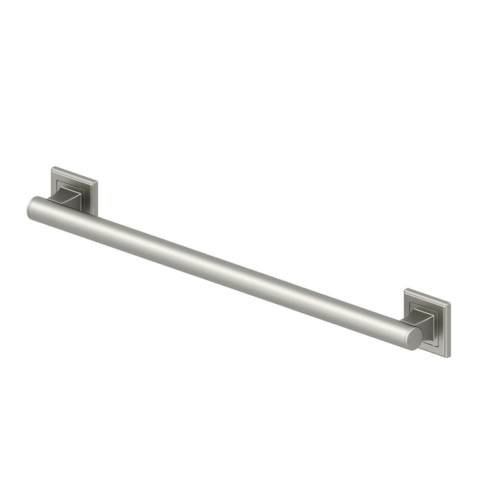allen + roth 24-in Brushed Stainless Steel Wall Mount ADA Compliant Grab Bar (500-lb Weight Capacity)