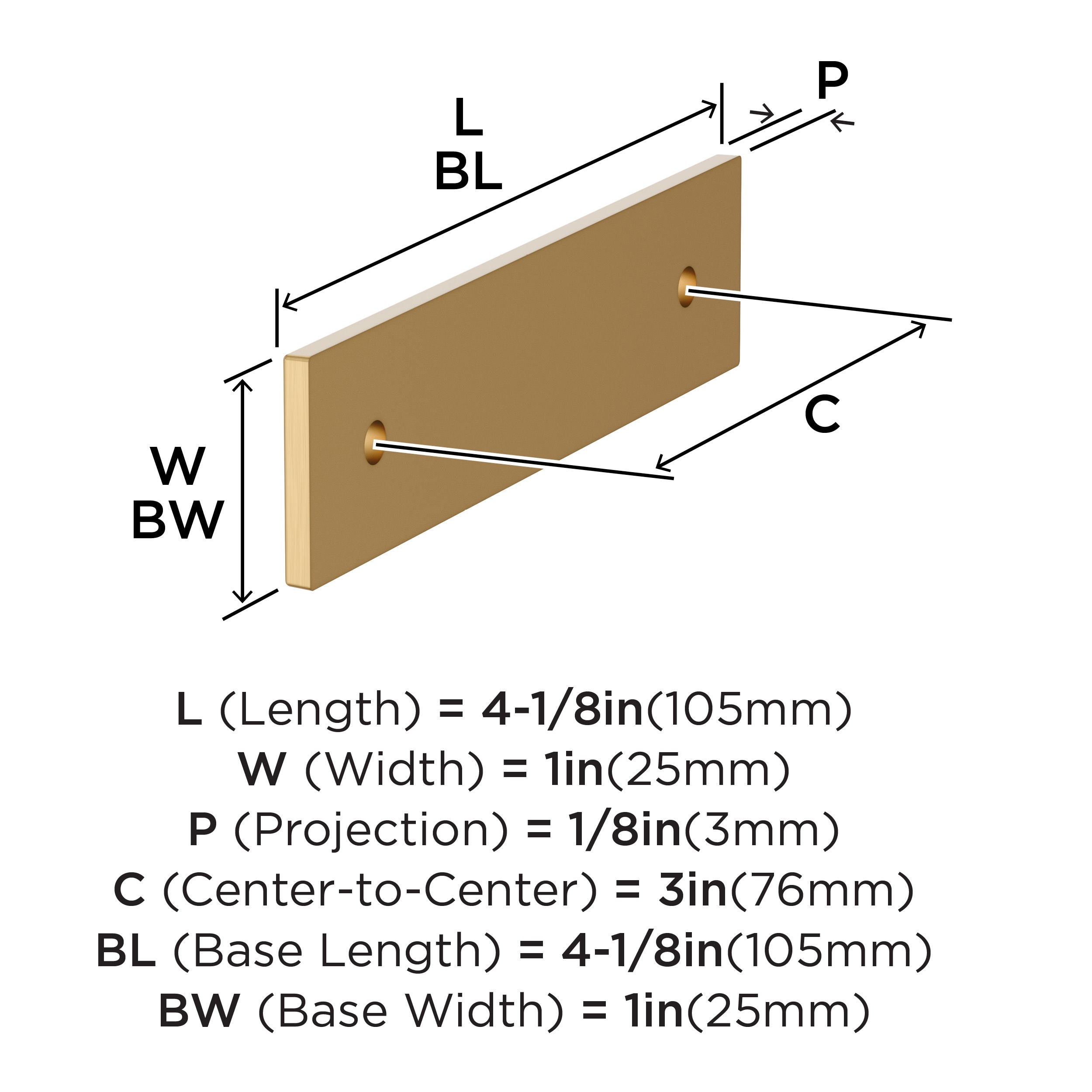 Amerock BP37761CZ Drawer-Hardware - View #4