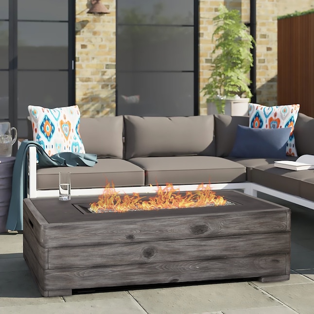 Propane Gas Fire Pit Table, Wood To Gas Fire Pit Conversion Kit