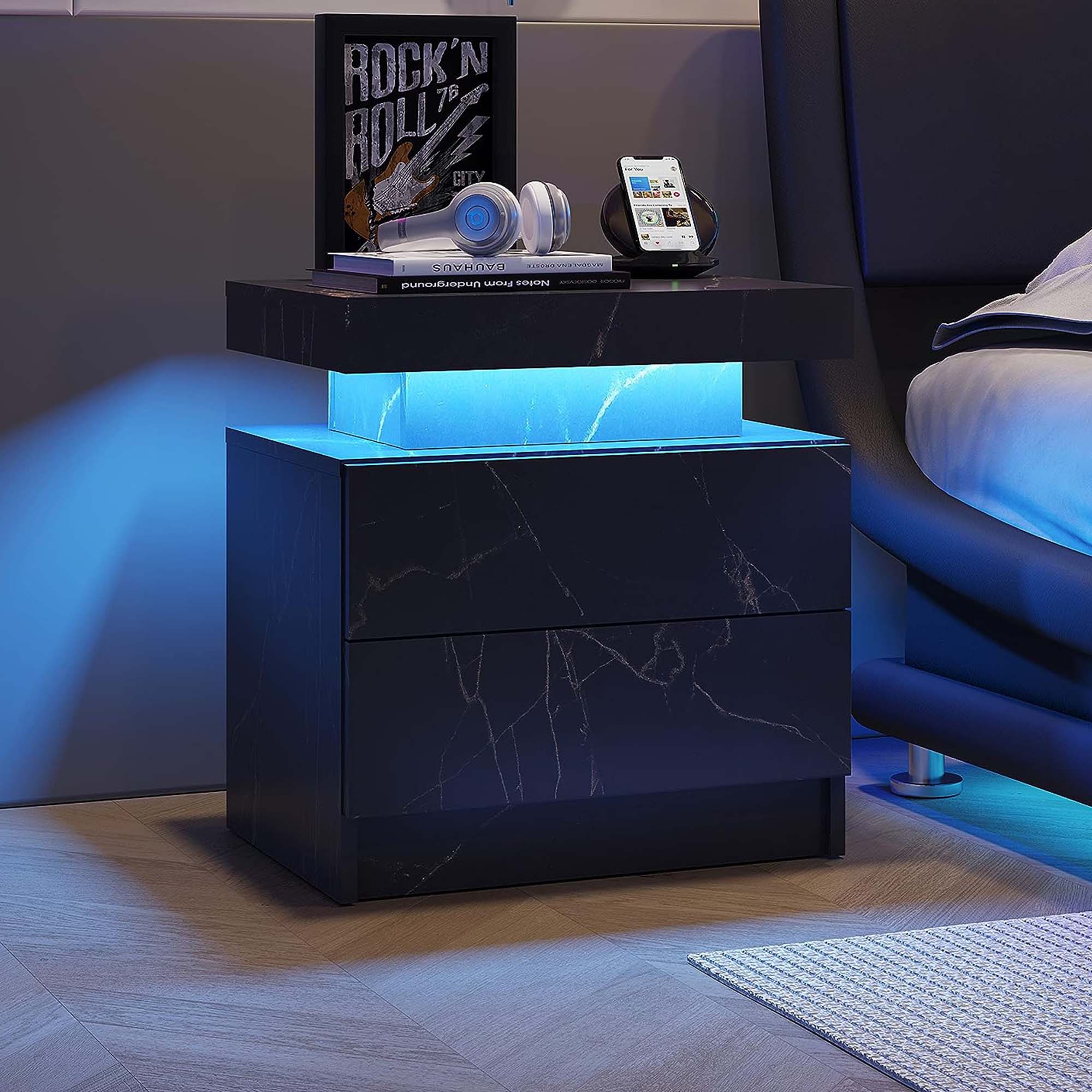 Sunrinx MG9-ND-8 Black Nightstand