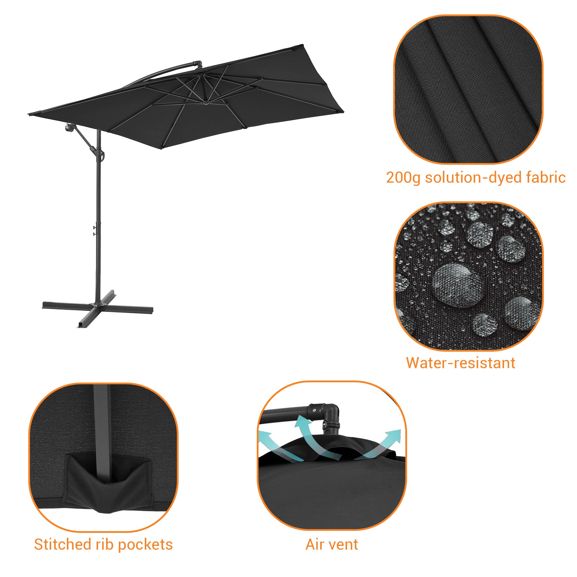 ACEGOSES LW-55BK Umbrellas-2 - View #3
