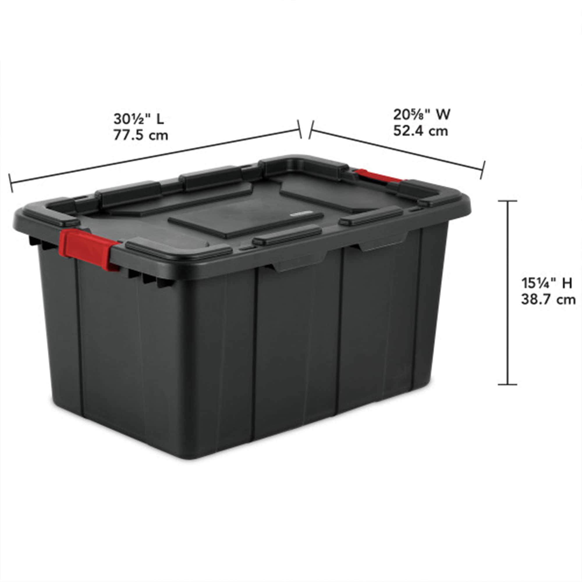 Sterilite Corporation 100417 Plastic-Storage-Totes - View #3