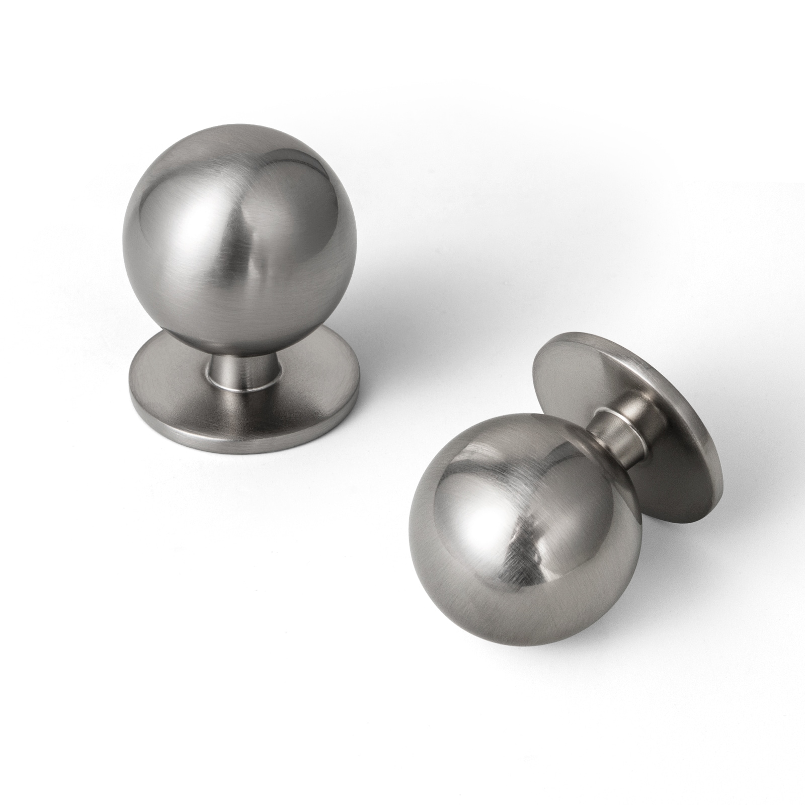 Miaokesen 9595LN-DADAN-12 1-9/64-in Satin Nickel Mushroom Modern Cabinet Knob 12 -Pack