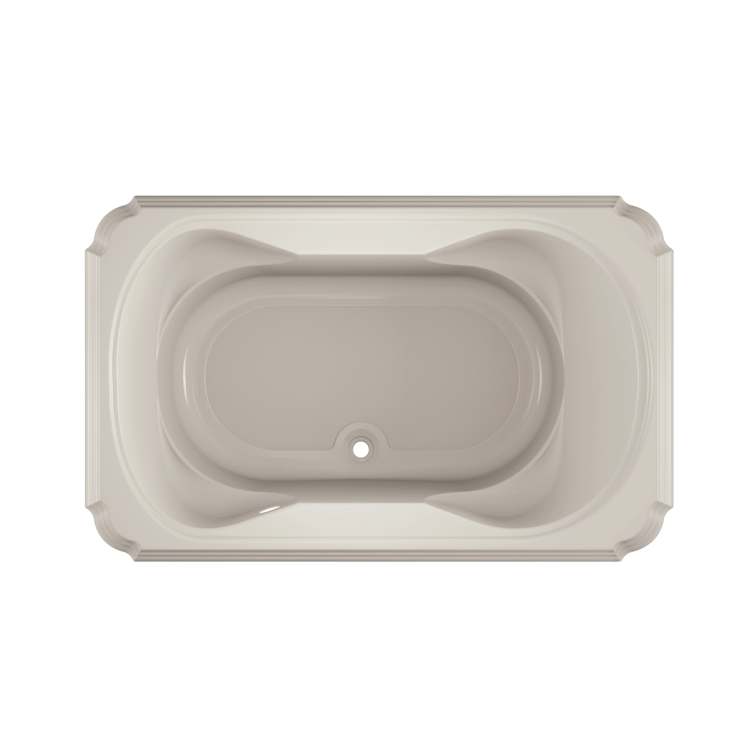 Jacuzzi MS33969 Marineo 42.0-Inches x 66.0-Inches Oyster Acrylic Rectangular Drop-in Soaking bathtub ( Center Drain )