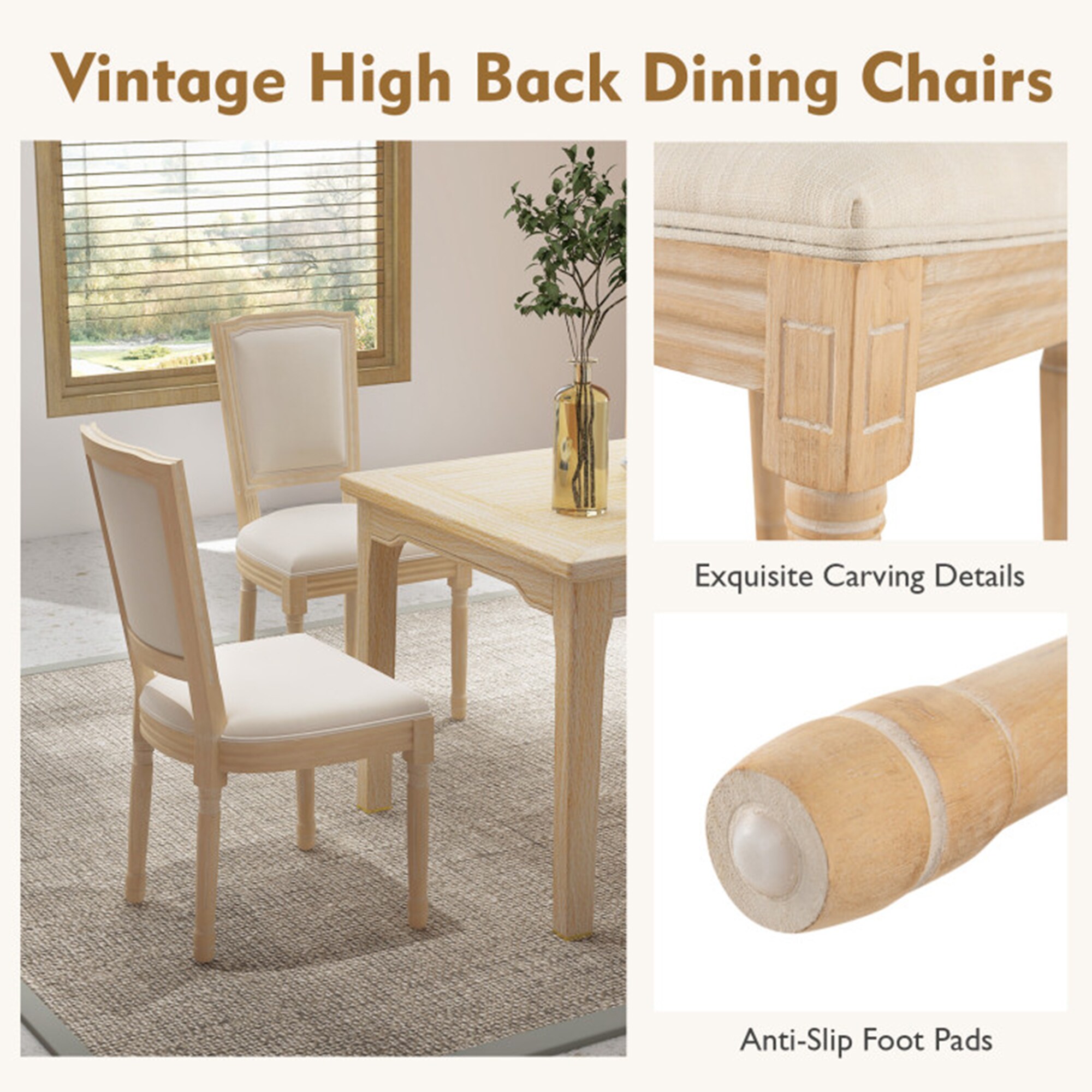 Clihome AXY-892-BU Dining-Chairs - View #6