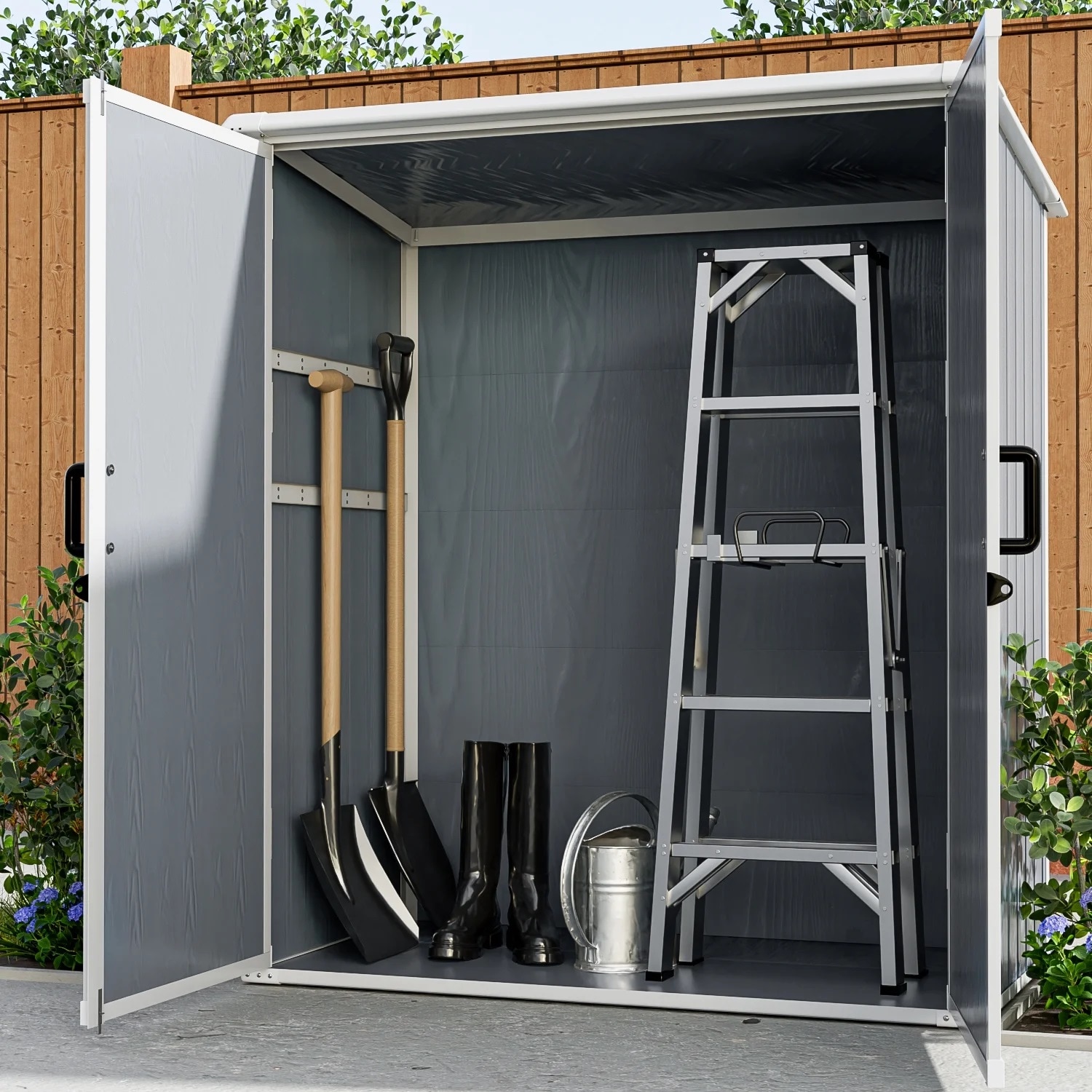 Ayelon GSS00033 Vinyl-Resin-Storage-Buildings - View #7
