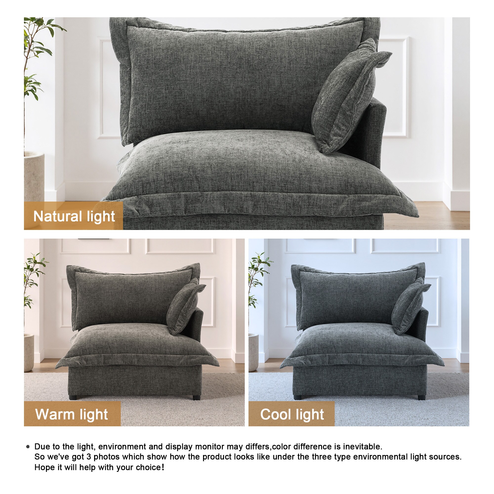 Dreamsidea CS11-DGRA-AC-L Sofas-Loveseats - View #4