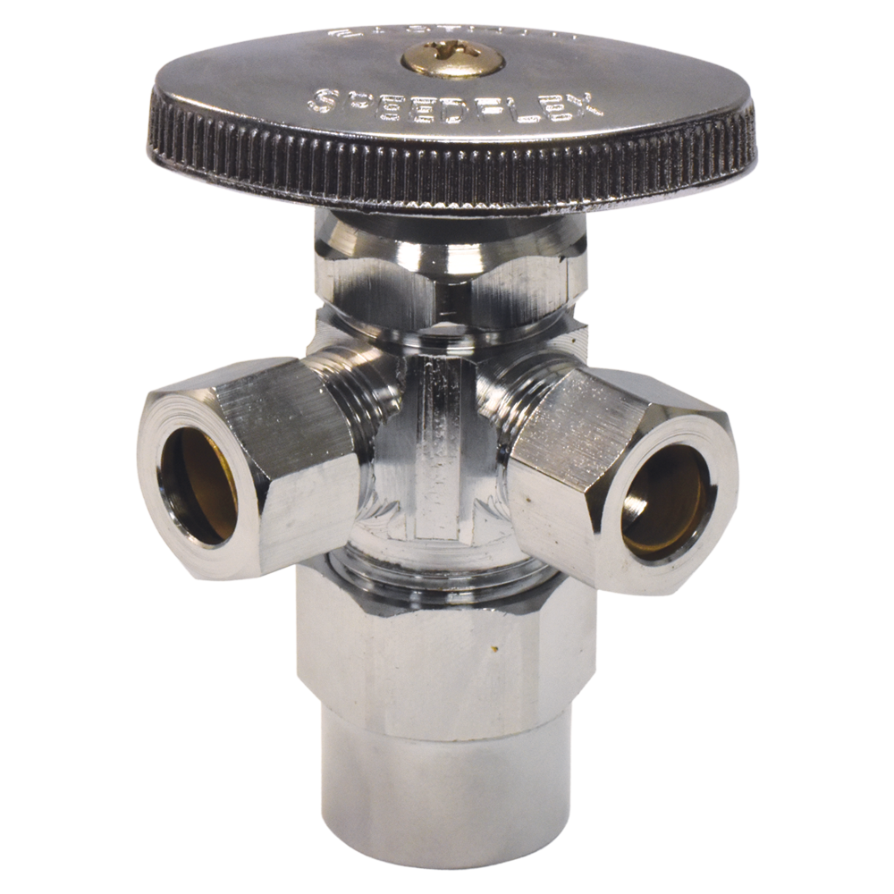 1/2" Compression Stop and waste valve 