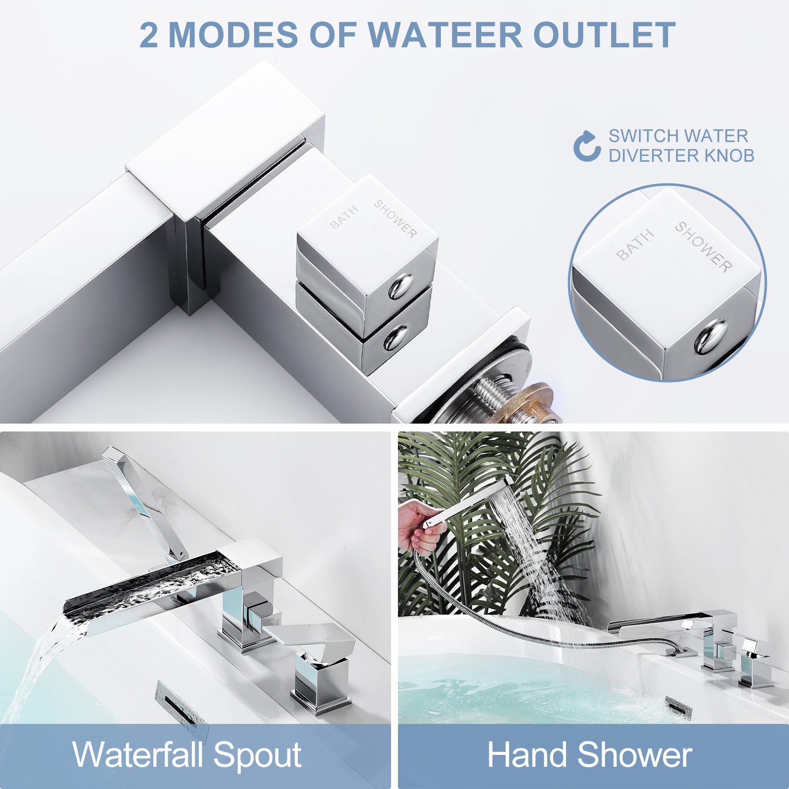 WOWOW 3080400C Roman-Tub-Faucets - View #3