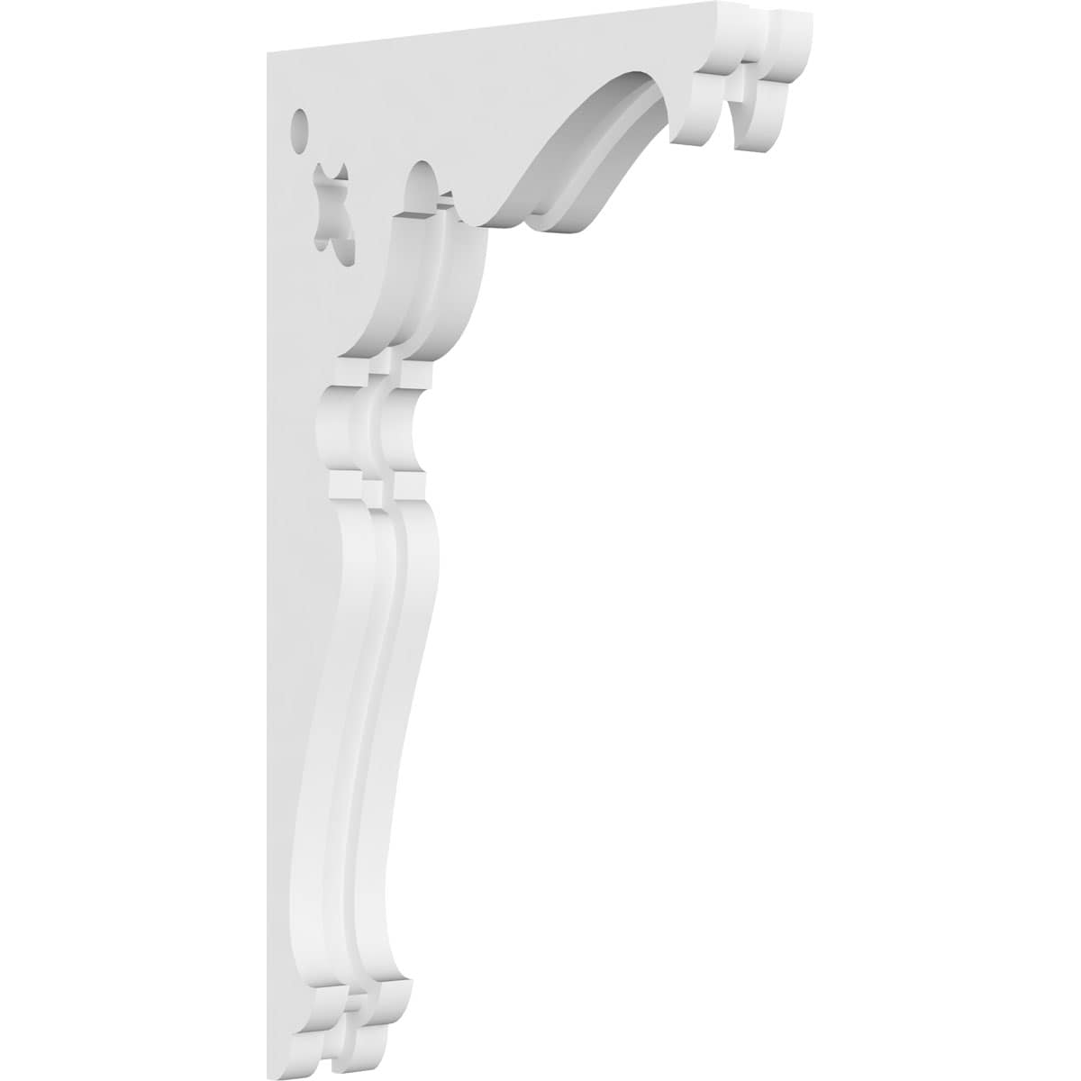 Heath Architectural Grade White PVC Corbel 8" x 14"