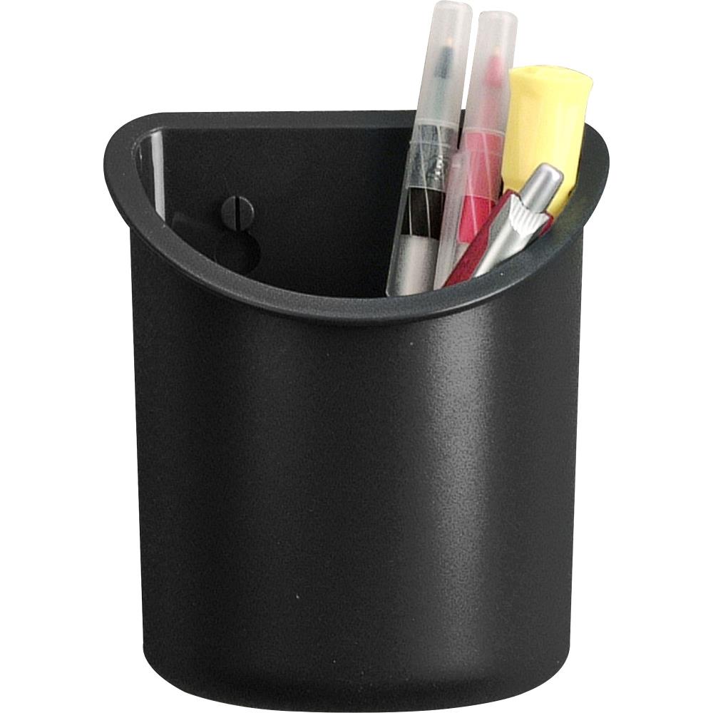 Black Lorell Recycled Plastic Cubicle Clips 24 / Box LLR80673 