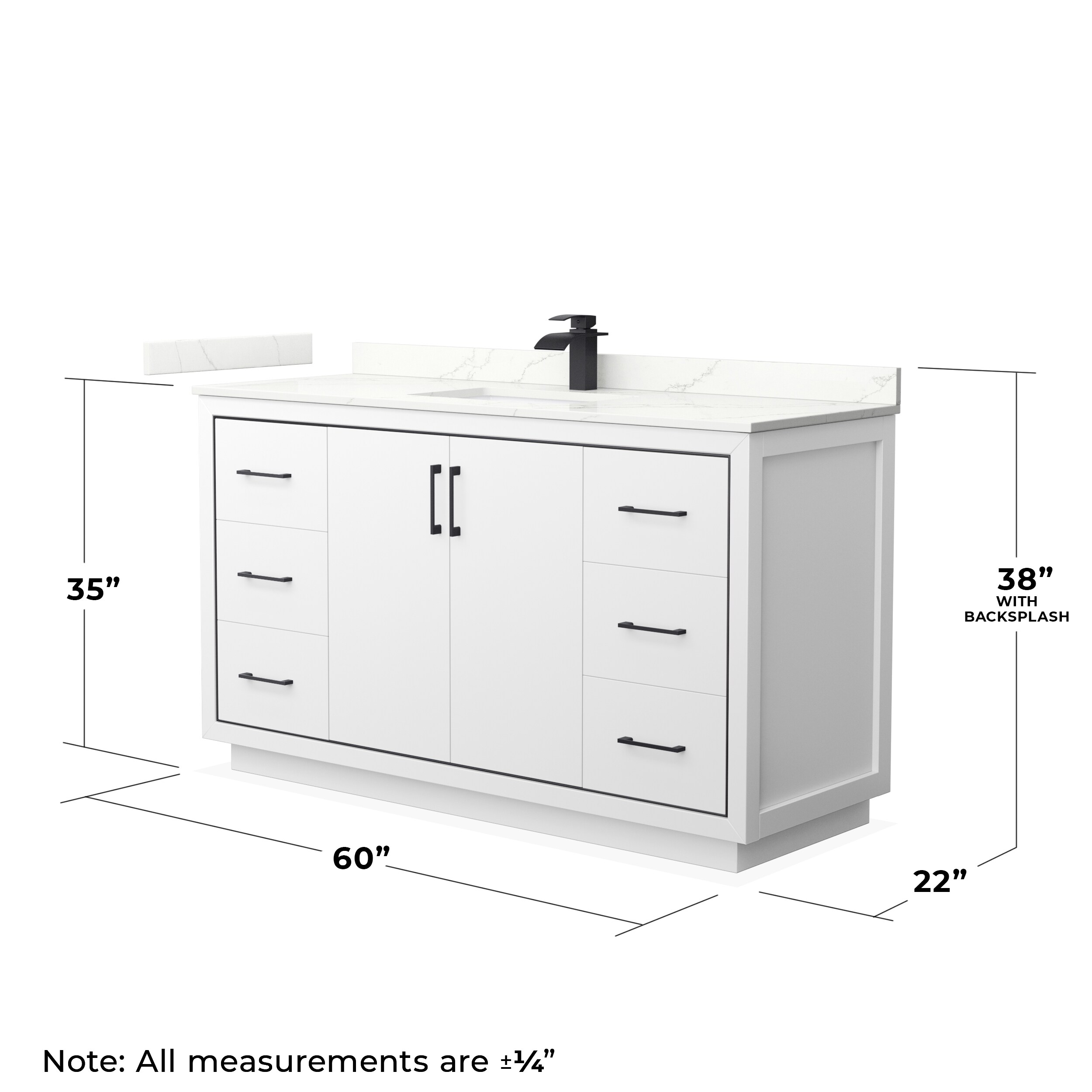 Wyndham Collection WCF111160SWBGTUNSM58 Bath-Vanity-Combo - View #7