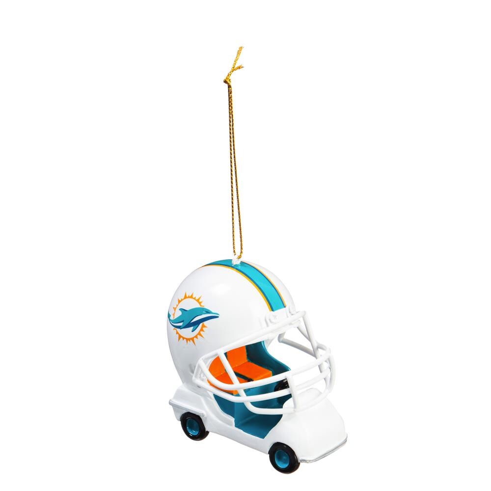 Miami Dolphins Santa Toting Tree Ornament - Sports Unlimited