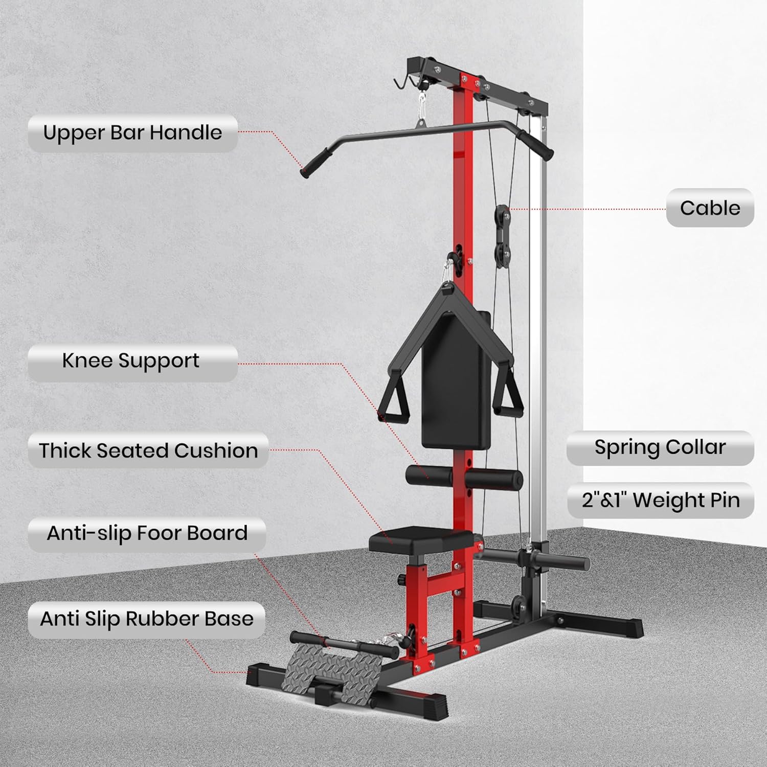 GAOMON LSPPJOK-TN76BDWLIH Lat-Pull-Down-Machines - View #2