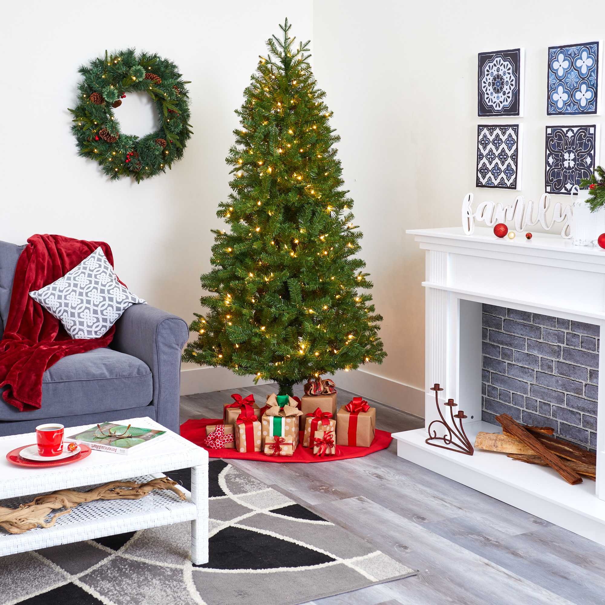 Nearly Natural T1488 Artificial-Christmas-Trees - View #9