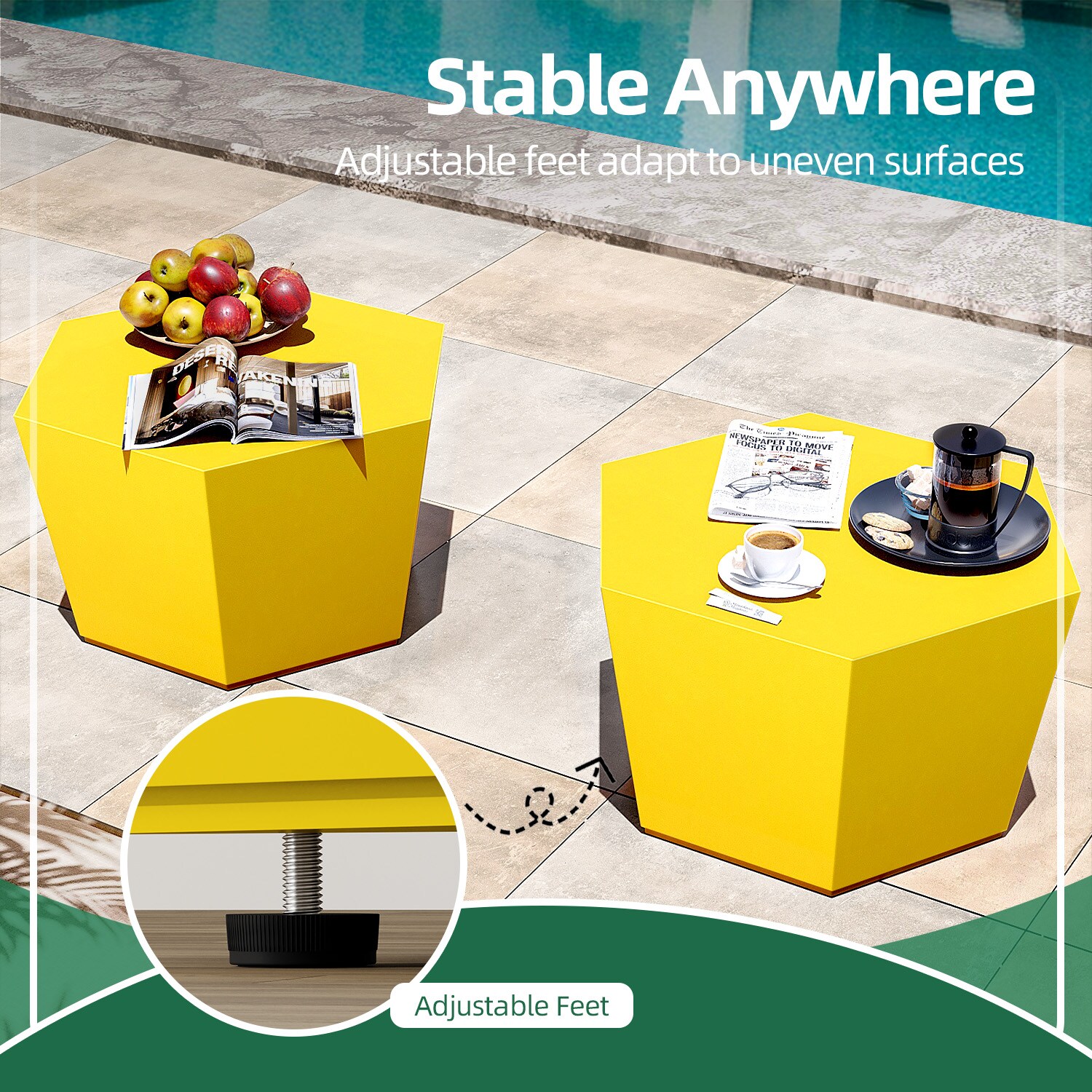 Patio Watcher LS-T28M-6BX-LMY-2PC Patio-Tables - View #7