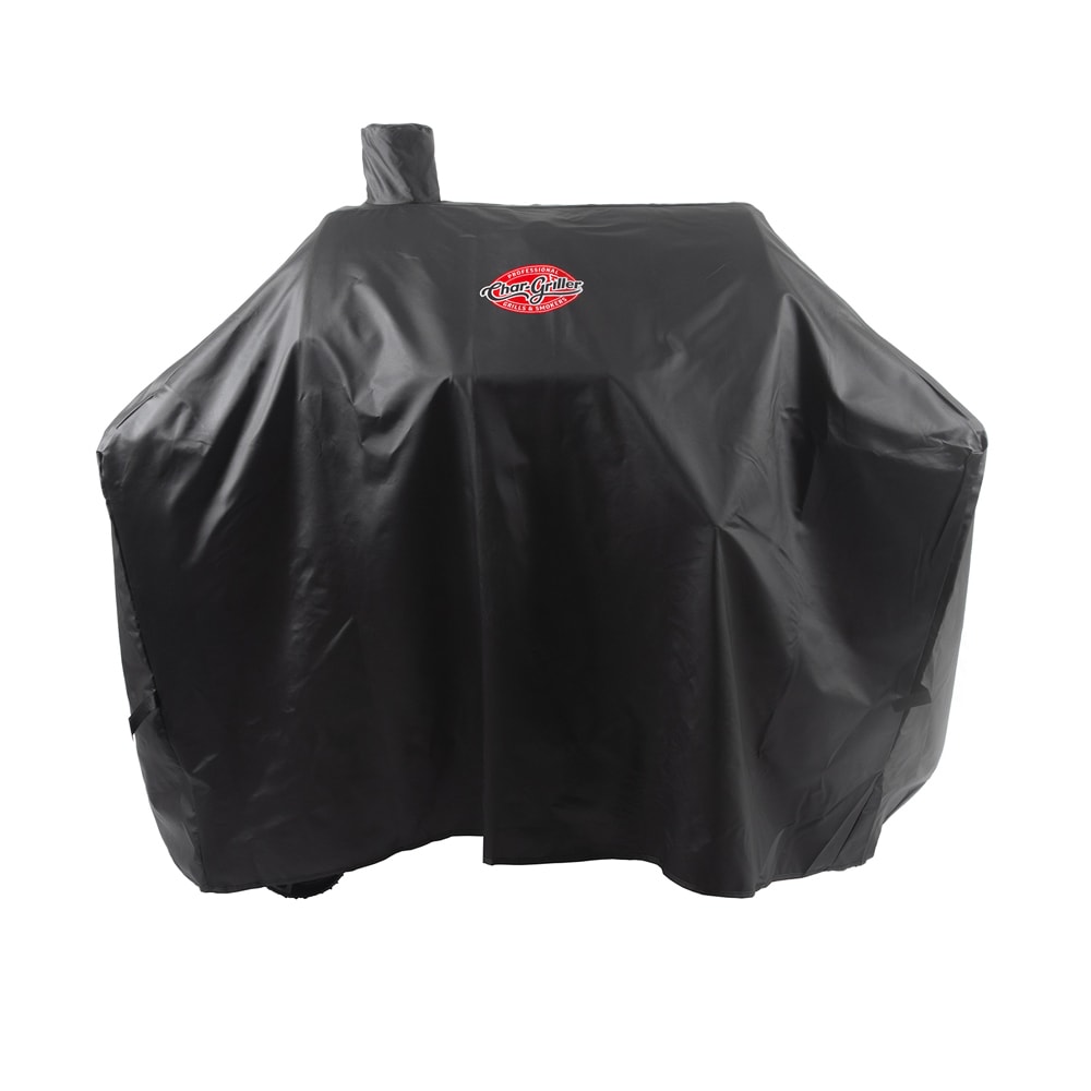 Char Griller Legacy Grill Cover 61 in W x 49.5 in H Black Charcoal