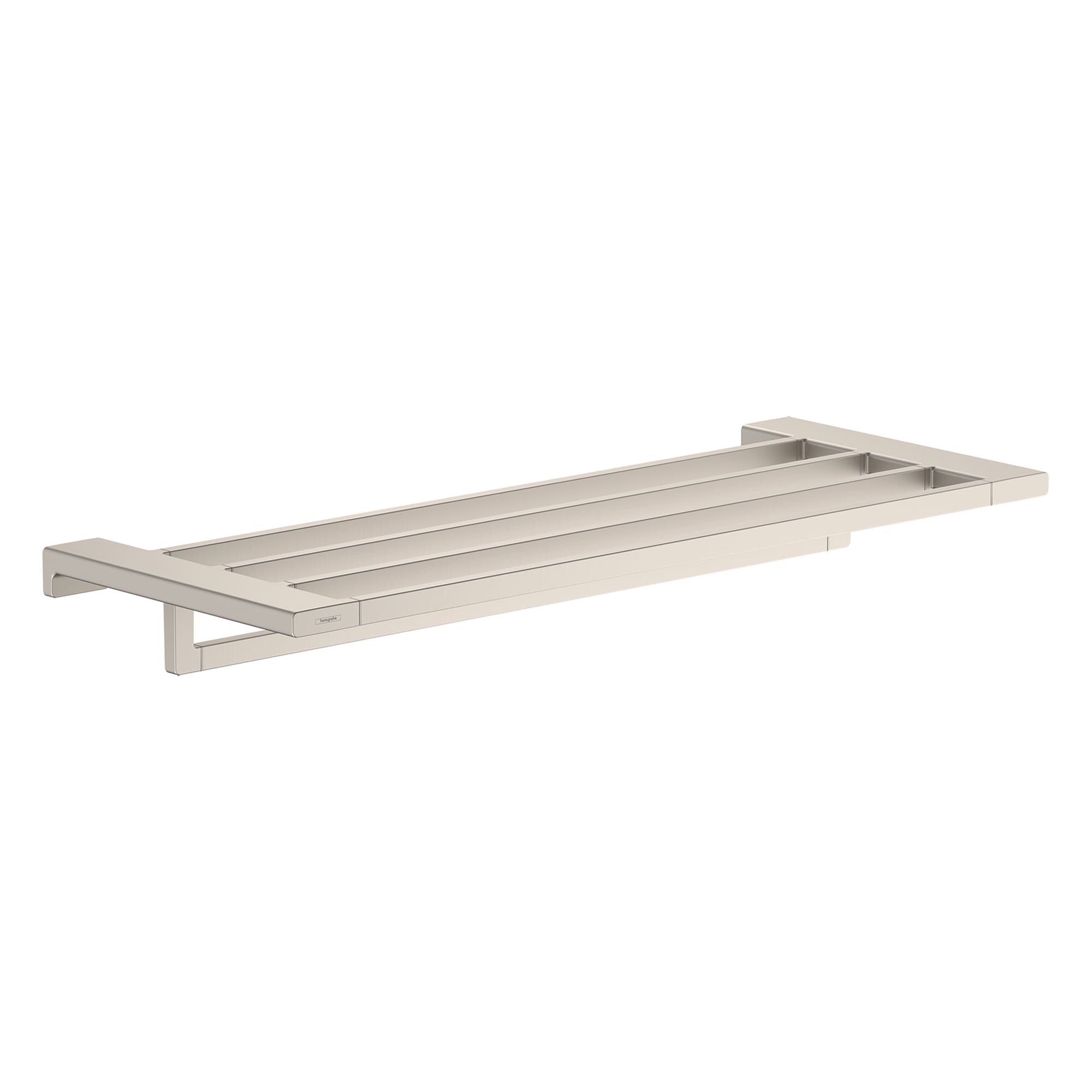Hansgrohe 41751820 AddStoris Chrome Wall mount Towel Rack 3.2-Inches x 17.5-Inches x 9.75-Inches
