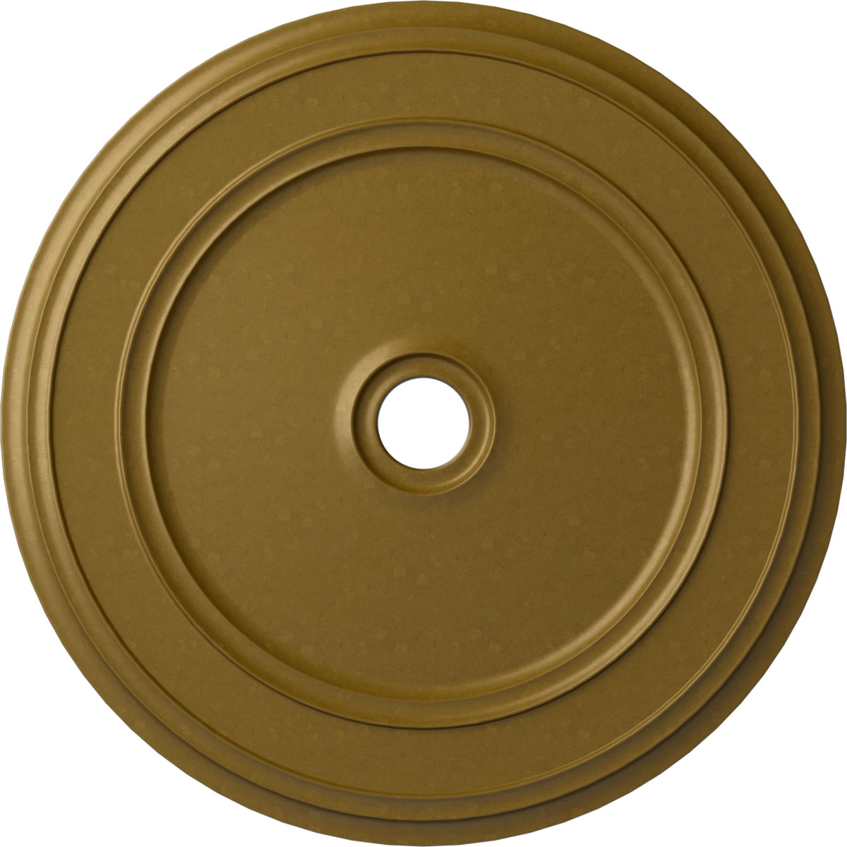 Ekena Millwork CM41CLGLS Classic 41.125-in W x 41.125-in L Painted Gold Polyurethane Whole Ceiling Medallion