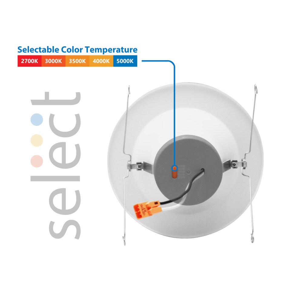 Nicor Lighting DLR56609120SBK Led-Retrofit-Downlight - View #6