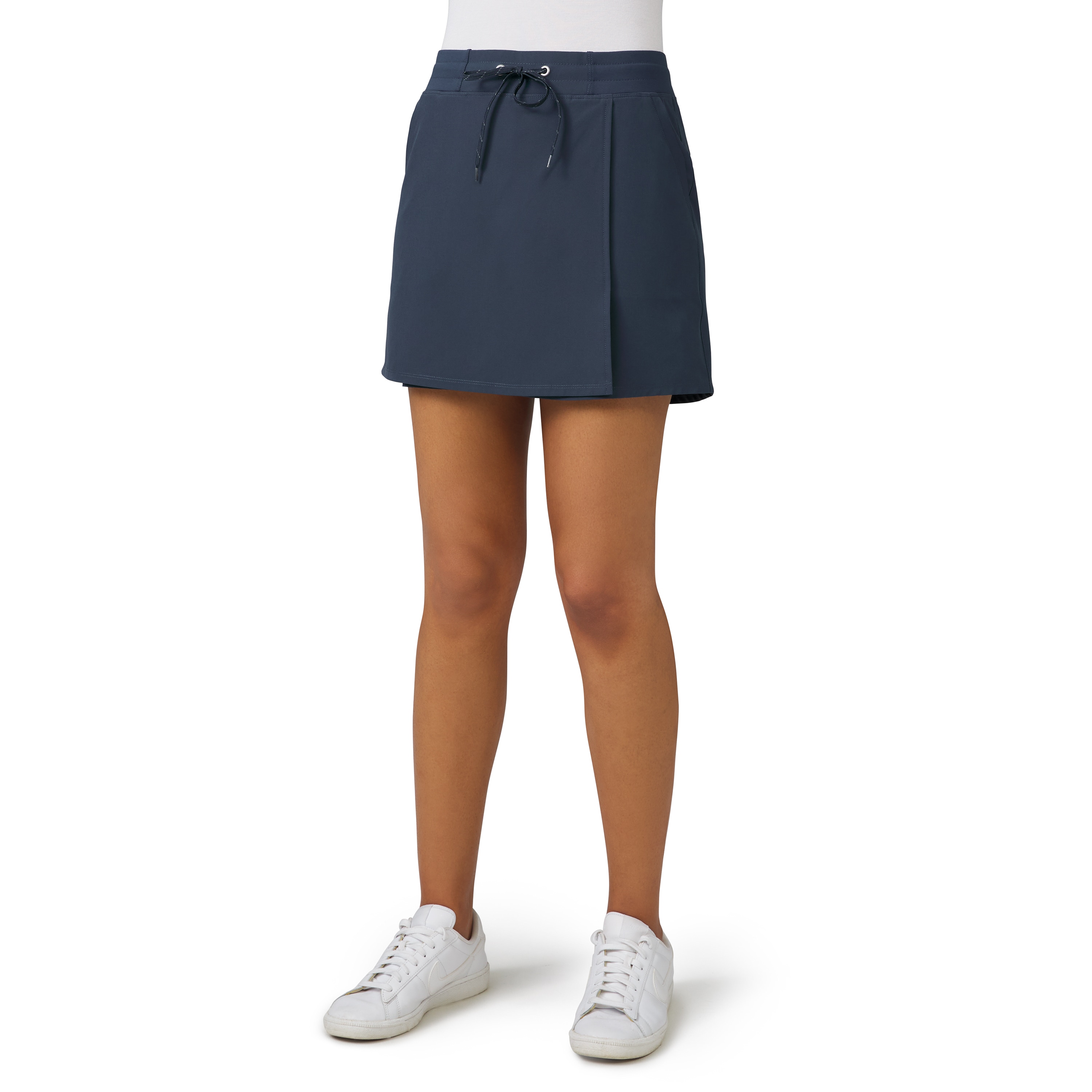 Free Country J54LAS4656CHARCXXL Women's Charcoal Woven 3-in Skort ( Size: XX-large )